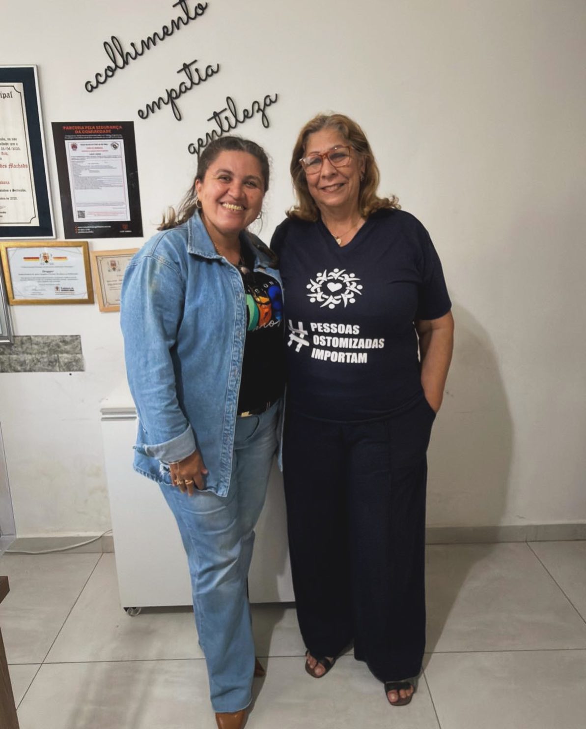 Recebemos a visita da Secretária da Saúde da cidade de Ibiúna, a senhora Marcia Matos, conhecendo o trabalho do Instituto Ibrapper e também para fechar parceria para os atendimento de pessoas com Ostomia em Ibiúna.