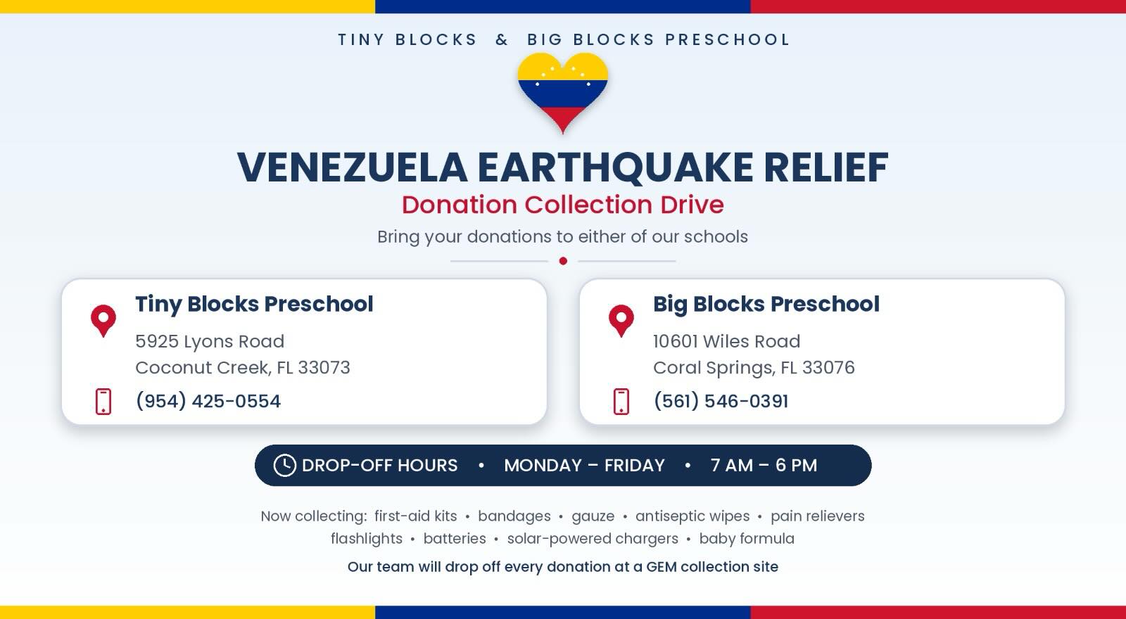 We will open for donations Saturday and Sunday from 9 am to 5 pm