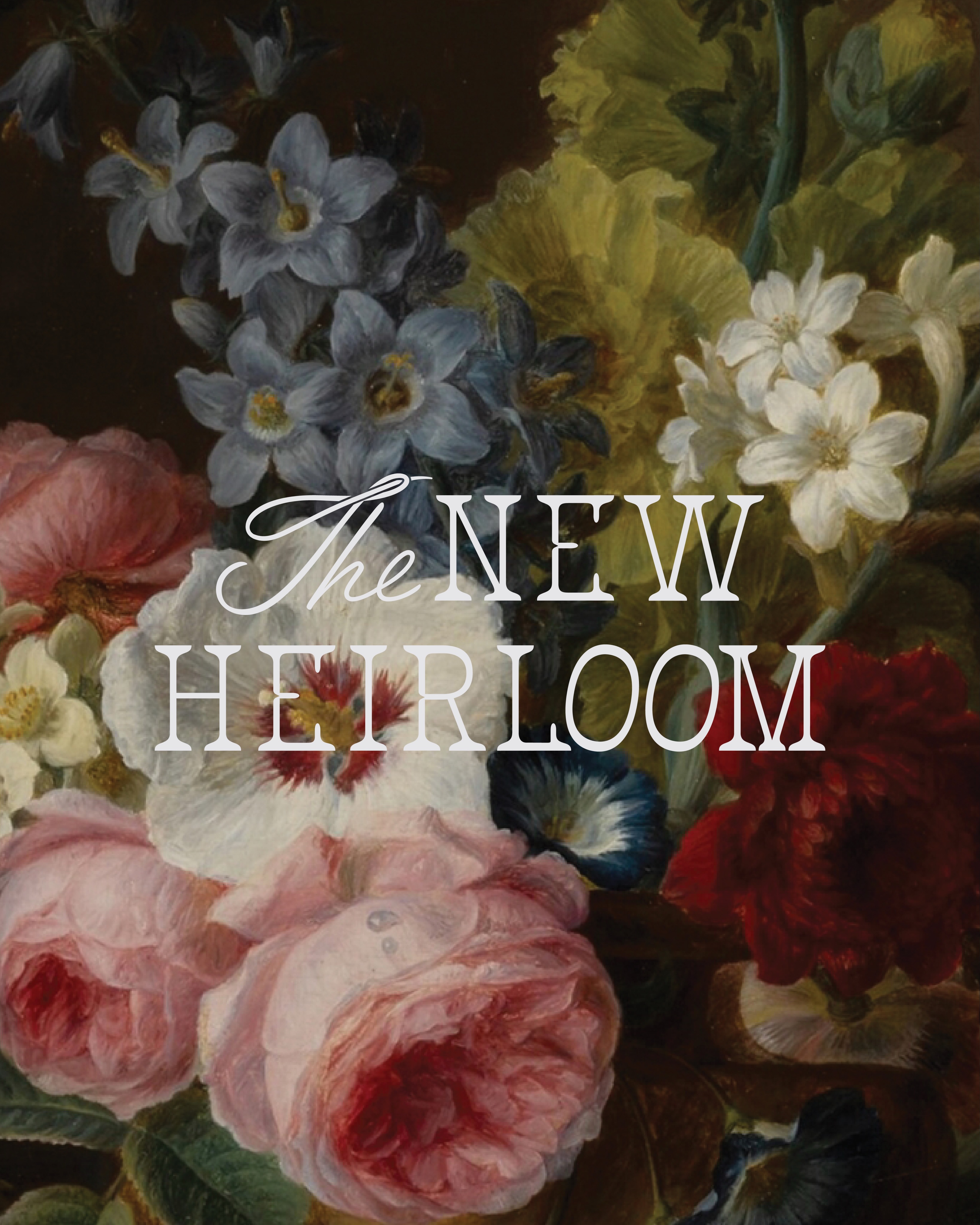 Some brands begin with a color palette.
This one began with a question:
What makes something valued enough to being passed down?
When I first heard the name The New Heirloom, I couldn’t stop thinking about that word. Heirlooms aren’t valuable because they’re perfect. They’re valuable because they hold stories. They’re the quilt your grandmother stitched by hand. The recipe card with flour smudges on the corners. The object that somehow becomes part of a family’s history.
I wanted this brand to feel like that.
Not trendy. Not loud. Just timeless, thoughtful, and beautifully crafted.
From the classic typography to the hand-drawn botanical details and the custom pattern that adds another layer of personality I wanted each part of the design to be timeless. The goal wasn’t to make something that feels “current.” It was to create something that still feels at home years from now.
That’s one of my favorite things about branding. Sometimes you’re not just designing a logo. You’re giving shape to an idea that’s been living in someone’s heart long before it ever existed on a screen.
This one was such a joy to bring to life.