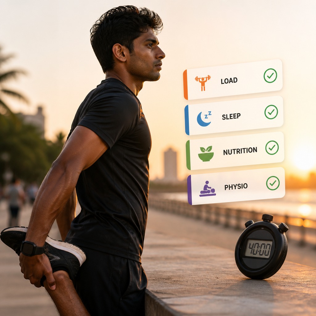 Chennai weekend athletes: a concise wellness checklist to train longer and stay injury-free. 1) Manage training load with gradual progressions and planned rest. 2) Prioritise consistent sleep for recovery and performance. 3) Fuel training with balanced meals timed around sessions. 4) Schedule targeted physio check-ins to correct biomechanics and address early issues. Fitness.Inc offers evidence-based assessments and personalised plans to support sustained athletic health. Book a wellness audit — Link in bio. 🏃♂️📋💪🩺
#ChennaiAthletes #InjuryPrevention #LoadManagement #FitnessInc #WeekendWarriors #SportsPhysio #Recovery #Performance