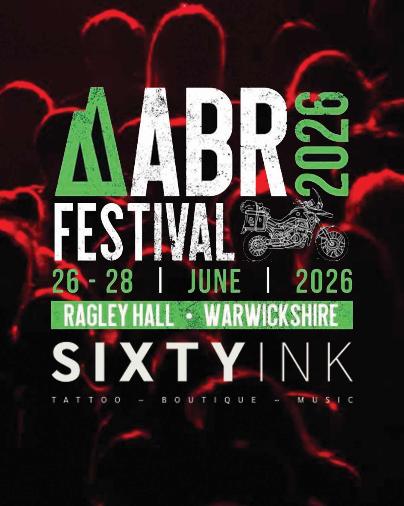 🔥 SixtyInk is heading to ABR Festival 2026! 🔥
We’ll be tattooing all weekend at Ragley Hall with exclusive flash designs and festival vibes.
📍 Find us at ABR Festival
🖤 Walk-ins only
📅 26–28 June 2026
Who’s getting tattooed?
#ABRFestival #SixtyInk #FestivalTattoos #walkinsonly