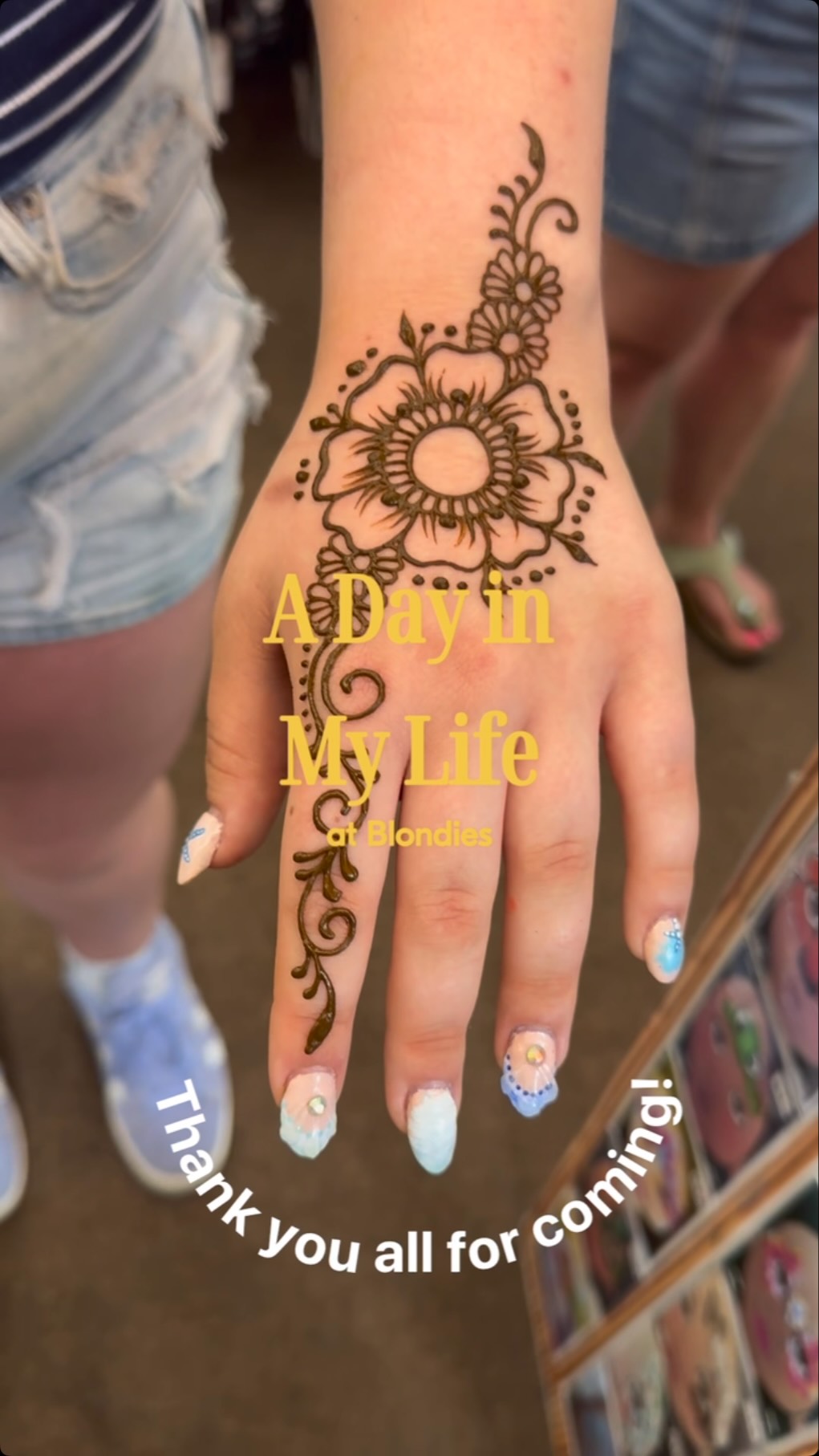 POV: Another day at Blondies as a henna artist ✨
Nervous first-timers walking in shy and walking out completely obsessed, repeat clients coming back for their signature looks, and those priceless happy reactions when they check the mirror and fall in love with their fresh ink. And all the messy, beautiful in-between moments with paste flying everywhere, music blasting, and the best conversations flowing while we create.
We just want to say a huge thank you to the majority of our customers who are so fun and kind 🤣🤣 We’re truly grateful to be part of your vacations, you all made our day just as much!
If you’re in the area, come get henna’d at Blondies! We only take walk-ins in the summer.✨🌸✨ Blondies @broadwayatthebeach #jagua #henna #myrtlebeachhenna #myrtlebeach #fyp