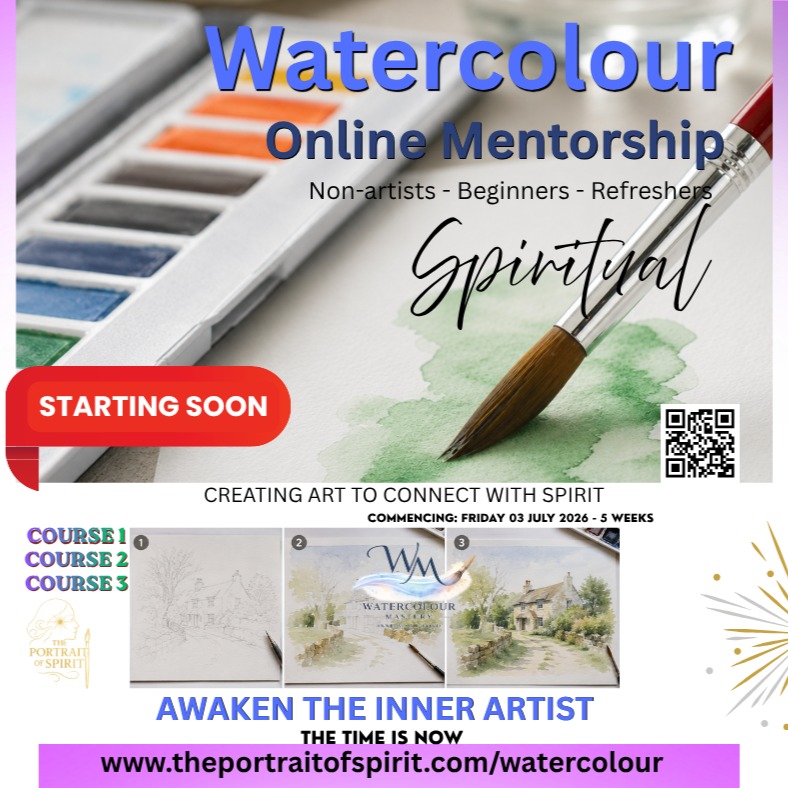 🎨 Have you always wanted to paint but convinced yourself you're "not artistic"?
What if the real barrier isn't talent... it's confidence?
My brand-new 5-week Spiritual Watercolour Online Mentorship has been created especially for complete beginners, non-artists, and anyone who wants to rediscover their creativity in a gentle, supportive environment.
This isn't about becoming the next great artist overnight. It's about learning to slow down, enjoy the process, and allow watercolour to become a mindful, spiritual experience.
✨ You'll learn:
🎨 How to confidently use watercolours from the very beginning.
🏡 Step-by-step realistic landscapes and countryside scenes.
🌿 Essential techniques including washes, blending, light, shadow and colour mixing.
🖌️ How to create beautiful paintings you'll be proud to frame.
💜 A relaxed, encouraging environment where no experience is expected.
Each lesson builds naturally on the last, helping you develop genuine skills and confidence while awakening your creativity.
📅 Starts Friday 3 July 2026
🕖 5-week live online mentorship via Zoom
If you've been waiting for "the right time" to start painting...
This is it.
🌐 Book your place:
www.theportraitofspirit.com/watercolour
💬 Tell me in the comments...
When was the last time you picked up a paintbrush? Or is this going to be your very first time?
#Watercolour #WatercolourPainting #WatercolourBeginner #LearnToPaint #OnlineArtClass #WatercolourMentorship #CreativeJourney #ArtForBeginners #MindfulArt #SpiritualArt #CreativeHealing #PaintingWithConfidence #ThePortraitOfSpirit #AnneMarieBond #OnlineLearning #ArtCommunity #AwakenTheInnerArtist #ZoomClasses #LandscapePainting #ArtistJourney