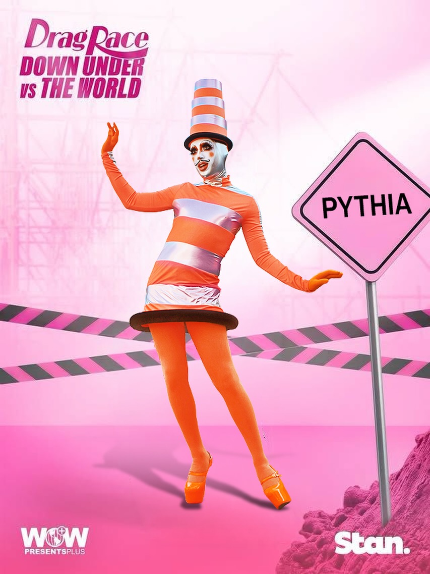 🇨🇦PYTHIA 🇨🇦 CDR All Stars wasn’t enough, I’m back back back BACK again! 🧱🔨🔩🚜🚧
NOW STREAMING - Meet The Queens of Drag Race Down Under vs The World hosted by Michelle Visage!
➡️Use code DUVS for 50% off your first annual
subscription of WOW Presents Plus!
⬇️WHERE TO WATCH Drag Race Down Under vs The
World hosted by Michelle Visage
🌎@wowpresentsplus worldwide ex. Australia
🇦🇺@stanaustralia
🇳🇿@wowpresentsplus exclusively in New Zealand
