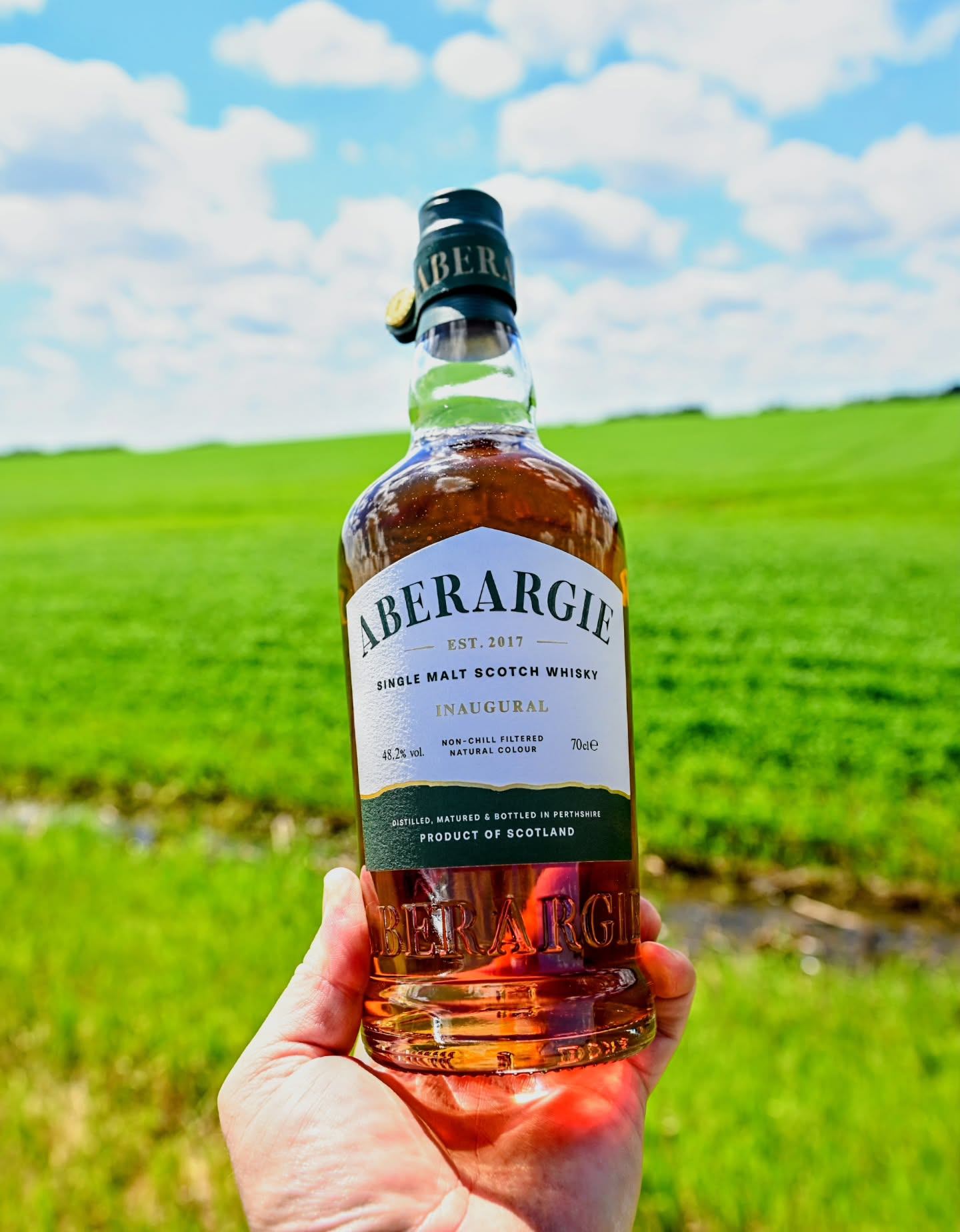 A gorgeous bottle of amazing whisky in front of a field of growing barley.
We can only hope that this field will turn into something as tasty as this @aberargie release.
This is the Inaugural Release which uses Golden Promise and Laureate barley from their own farms, distilled and then matured in first fill bourbon and sherry casks for a perfect balance of grain and cask. A nice 48.2% abv let's the flavours dance around as well.
They were able to let the casks age a little longer than most new distilleries and the results show in spades.
The best part is it is now fully.availavle in Alberta at stores like @kwmwhisky @whiskydropcanada and @maltsandgrains
Get this one today. And be part of whisky history!
.
.
.
.
.
#scotch #singlemalt #aberargie #inaugural #special