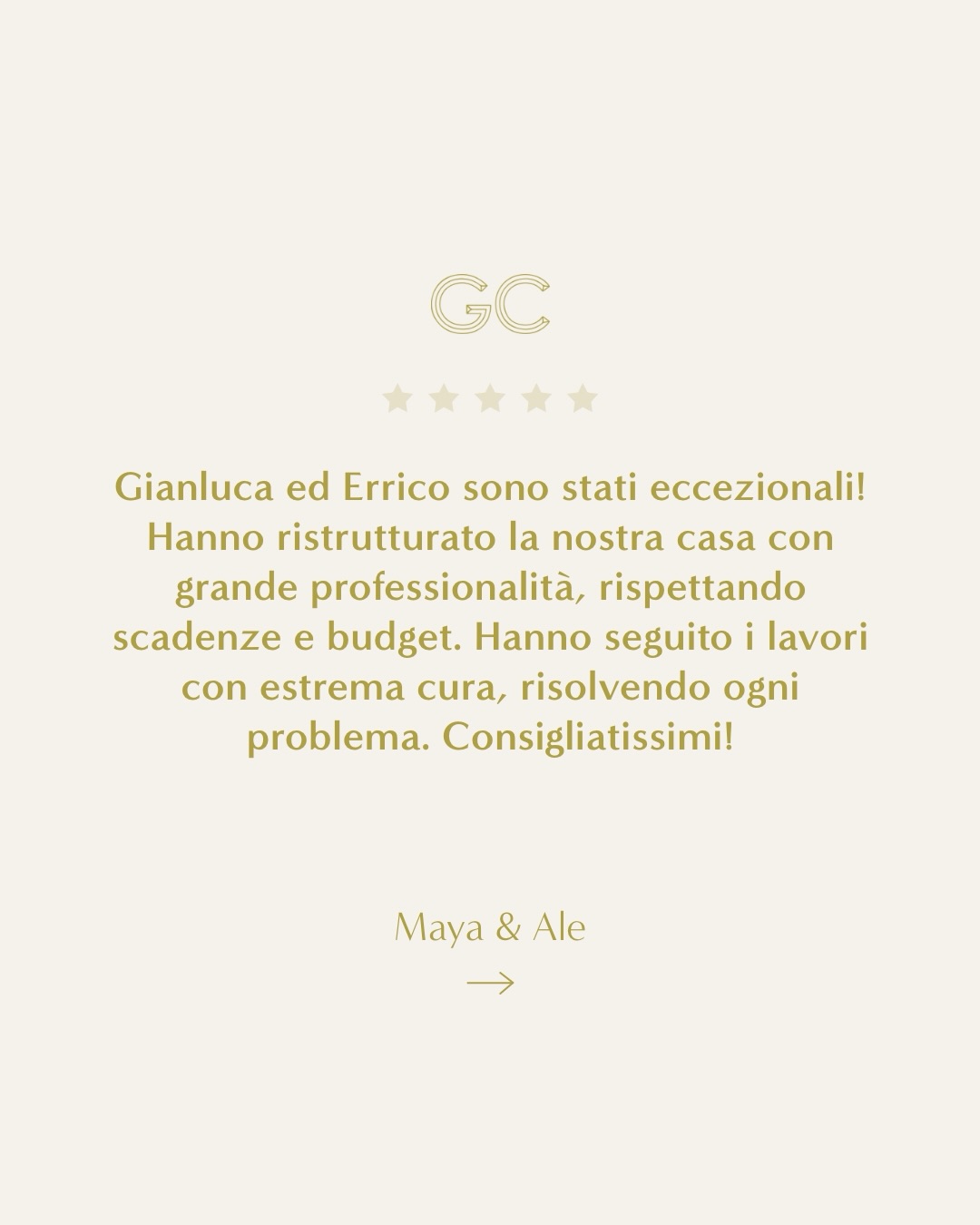 Tu pensi a come sarà la tua nuova casa.
Noi pensiamo a tutto il resto. 🔑
Progetto, pratiche, cantiere, fornitori, imprevisti. E alla fine ti consegniamo le chiavi.
Grazie Maya & Ale per le vostre parole e per la fiducia che ci avete accordato durante tutto il percorso.
@chiocca.design
Design · Restyling · Ristrutturazione