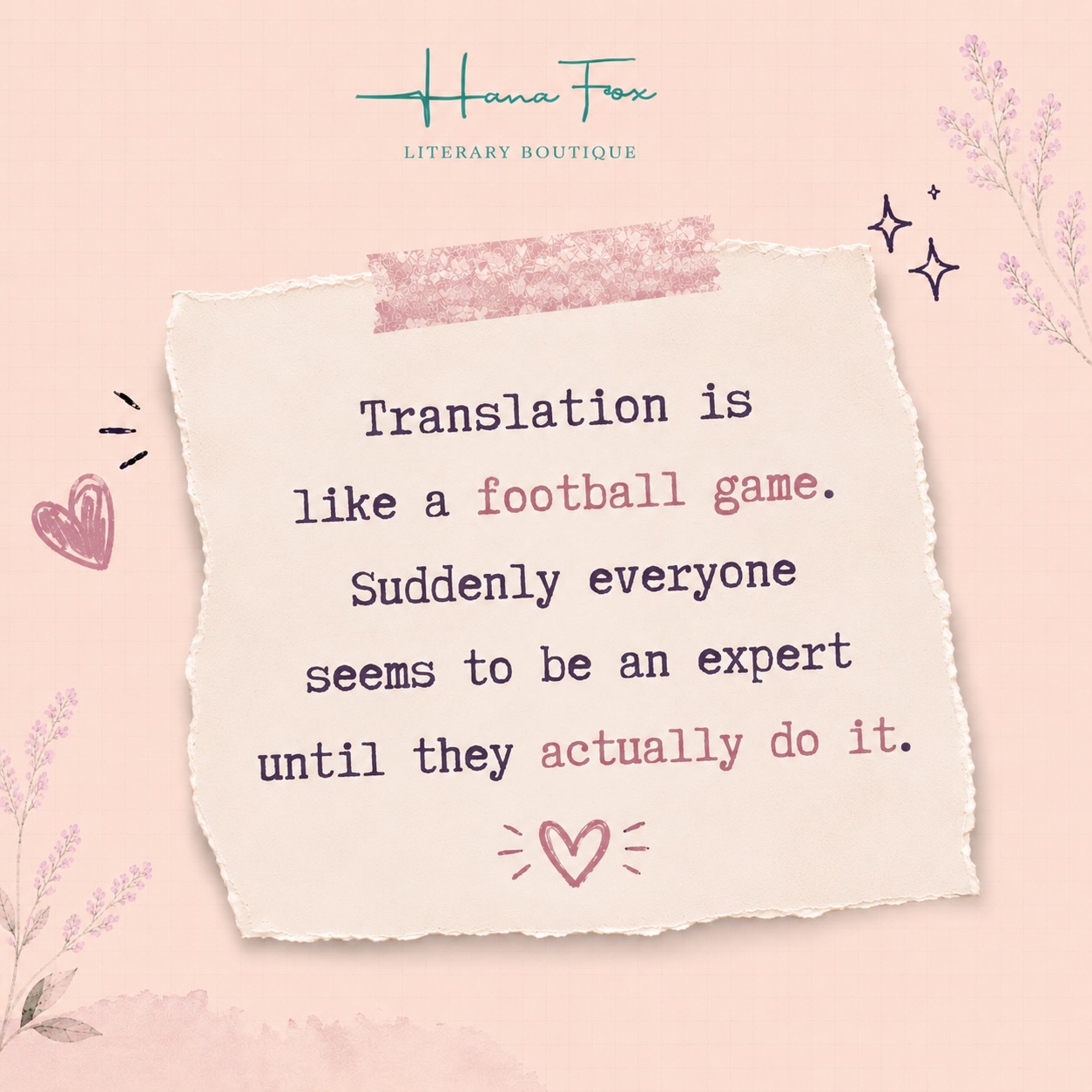 Translation is basically a team sport.
Except the ball is a metaphor, the referee is grammar, and overtime lasts three business days ⚽📚
#literarytranslation #translatorlife #worldcup2026