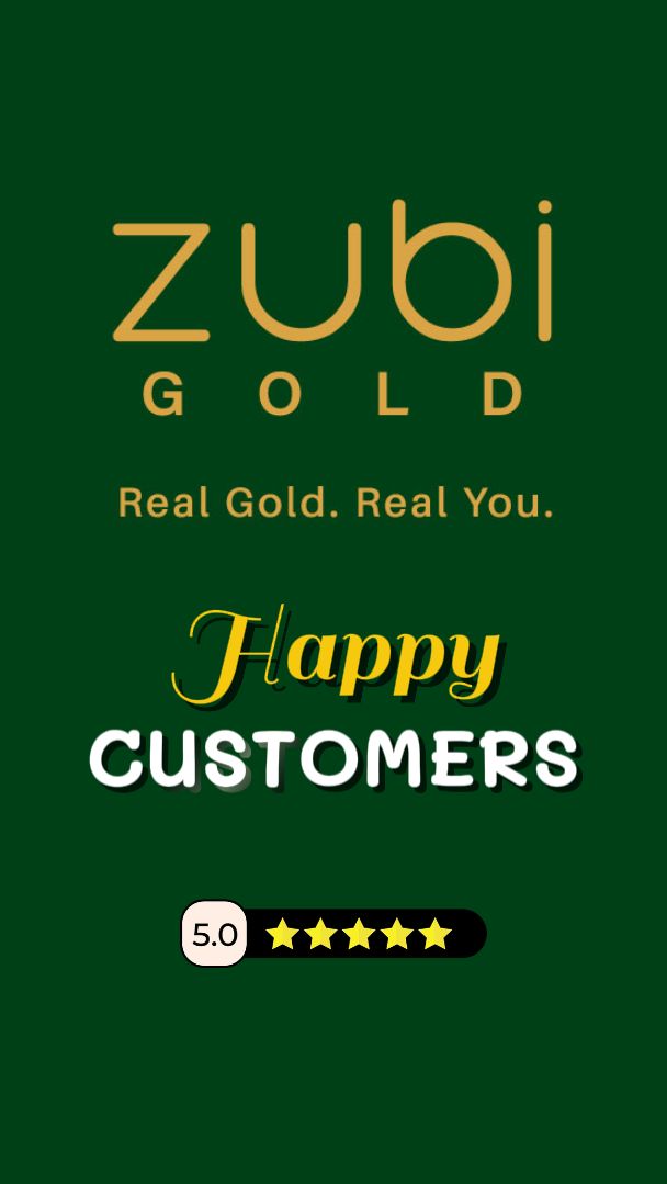 Nothing makes us happier than hearing your Zubi Gold stories. ✨
Here's what our customers have to say about their experience with Zubi Gold. Your trust and love inspire us to continue creating beautifully crafted gold jewellery that you'll cherish for years to come. Visit Zubi Gold and discover jewellery that's made to shine with you. ✨
Visit us at - @centresquarekochi @m5ecity_mall
#ZubiGold #CustomerTestimonial #HappyCustomers #GoldJewellery #JewelleryLove #9KGold #18KGold #GoldStyle #EverydayGold #CelebrateInGold #ShopZubiGold