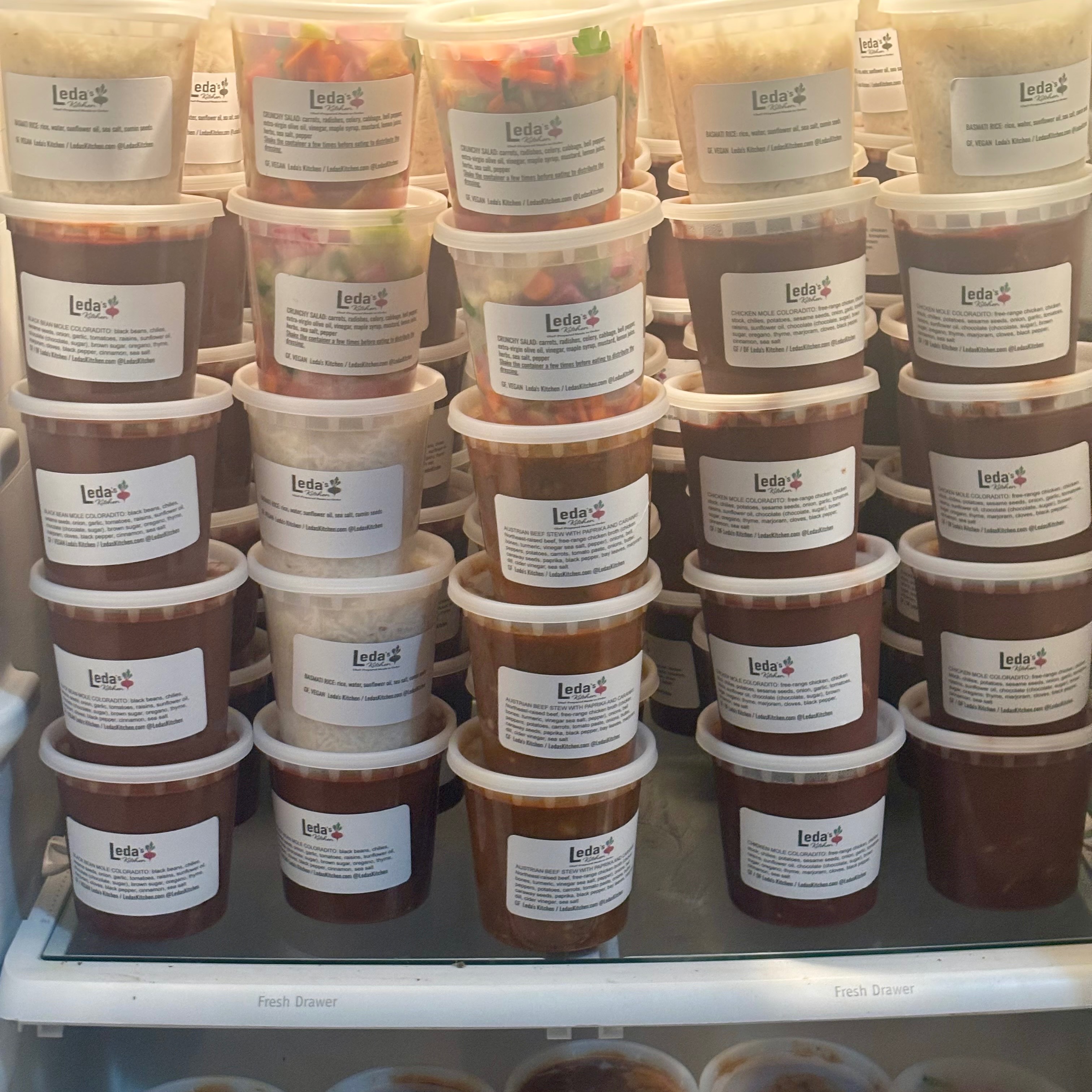 If you're interested in eating something from my fridge, here’s how to order for pickup today, Friday, or Saturday:
1. Send me a text at 802-246-7592 with the items you’d like to order or if you have any questions.
2. I will get back to you shortly to confirm availability, the total cost, and pickup details.
3. You can pick up your order on Thursday between 4-7 PM, or we can arrange a special pickup time Friday or Saturday.
* CHICKEN MOLE COLORADITO (GF/DF) $30 (24oz)
* BLACK BEAN MOLE COLORADITO (GF/VEGAN) $28 (24oz)
* AUSTRIAN BEEF STEW WITH PAPRIKA AND CARAWAY (GF) $30 (24oz)
* CRUNCHY SEASONAL SALAD (GF/VEGAN) $8 (24oz)
* BASMATI RICE (GF/VEGAN) $4
FREEZER SPECIAL:
* ROASTED MASALA DAL (GF/VEGAN) $14 (24oz)
