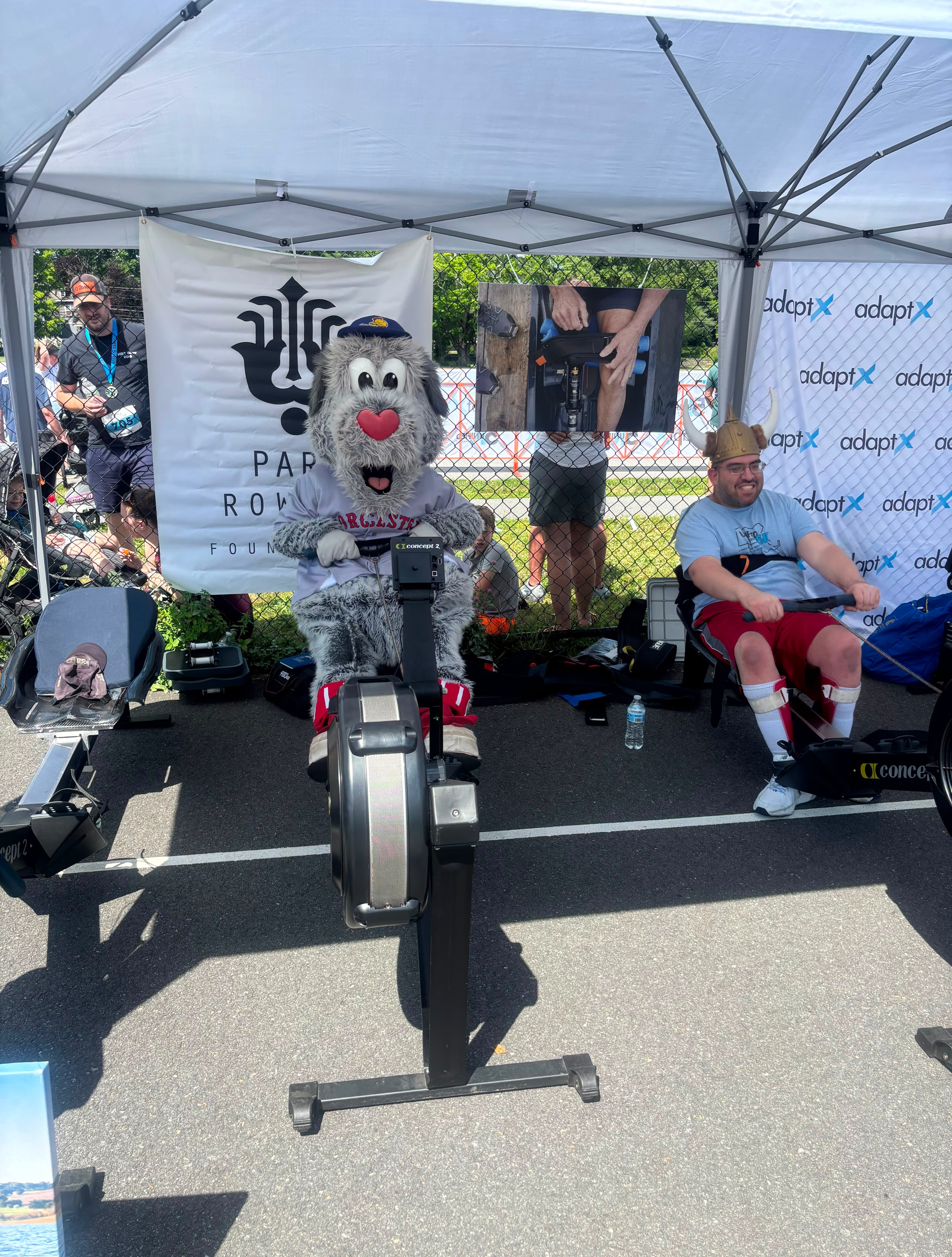 One of PRF’s board members @jroohvia and PRF coach @mwanga_william were in Lancaster MA this weekend for the 8th annual Unified 5k with AdaptX.
Three rowers braved the heat to race 5k with new adaptive equipment provided by PRF. 👏
Thanks so much to @brendan.aylward and the @adaptx.coach @unified5k team for creating a racing opportunity for everyBODY!
#pararowing #adaptiveathletes #disabilitysport