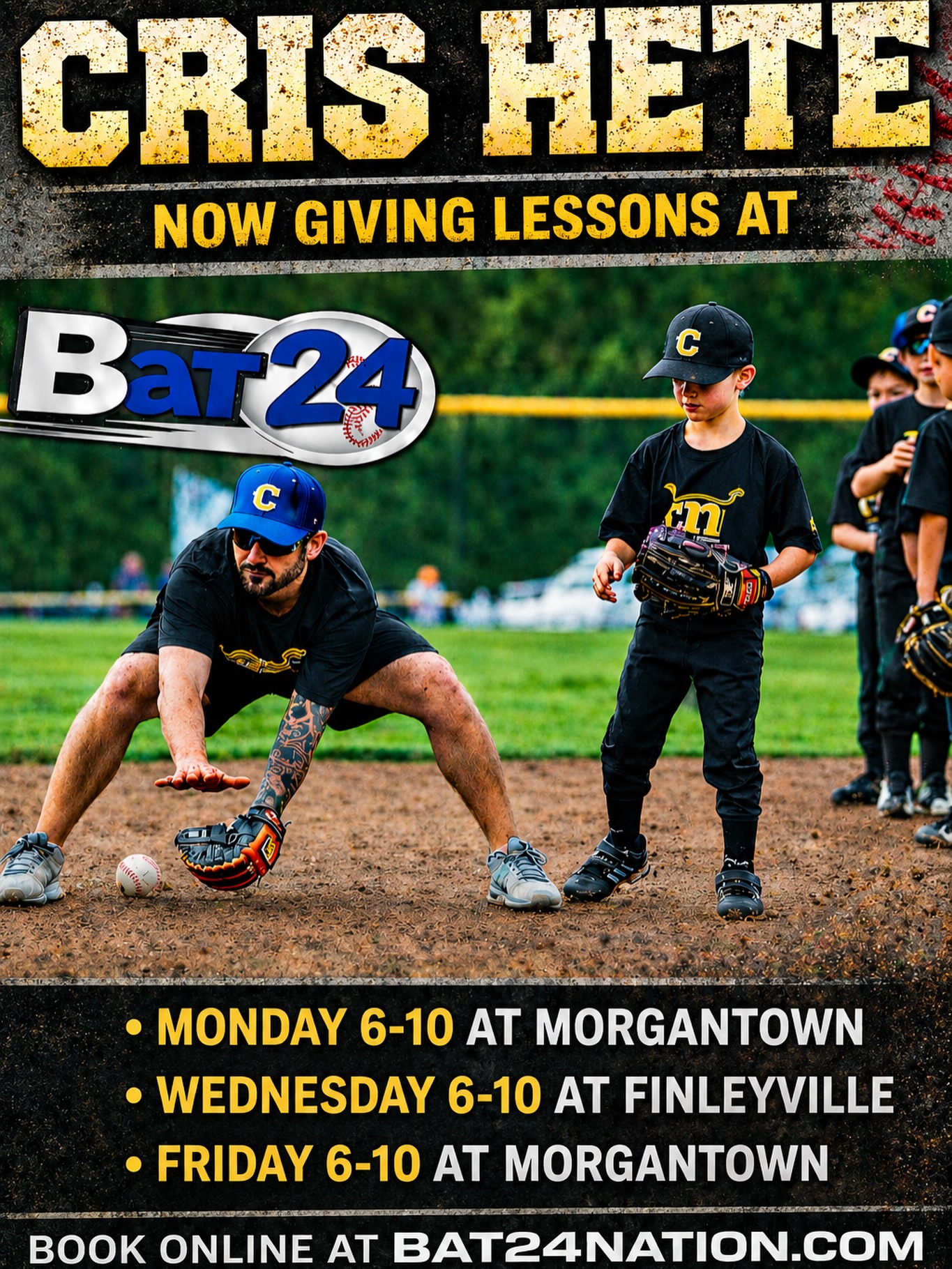 Anyone looking for a good tune up before their next tournament, Cris Hete has a few openings at various bat24 locations‼️
Get on his books now at bat24nation.com 👏🏻🥎⚾️
#baseball #softball #bat24