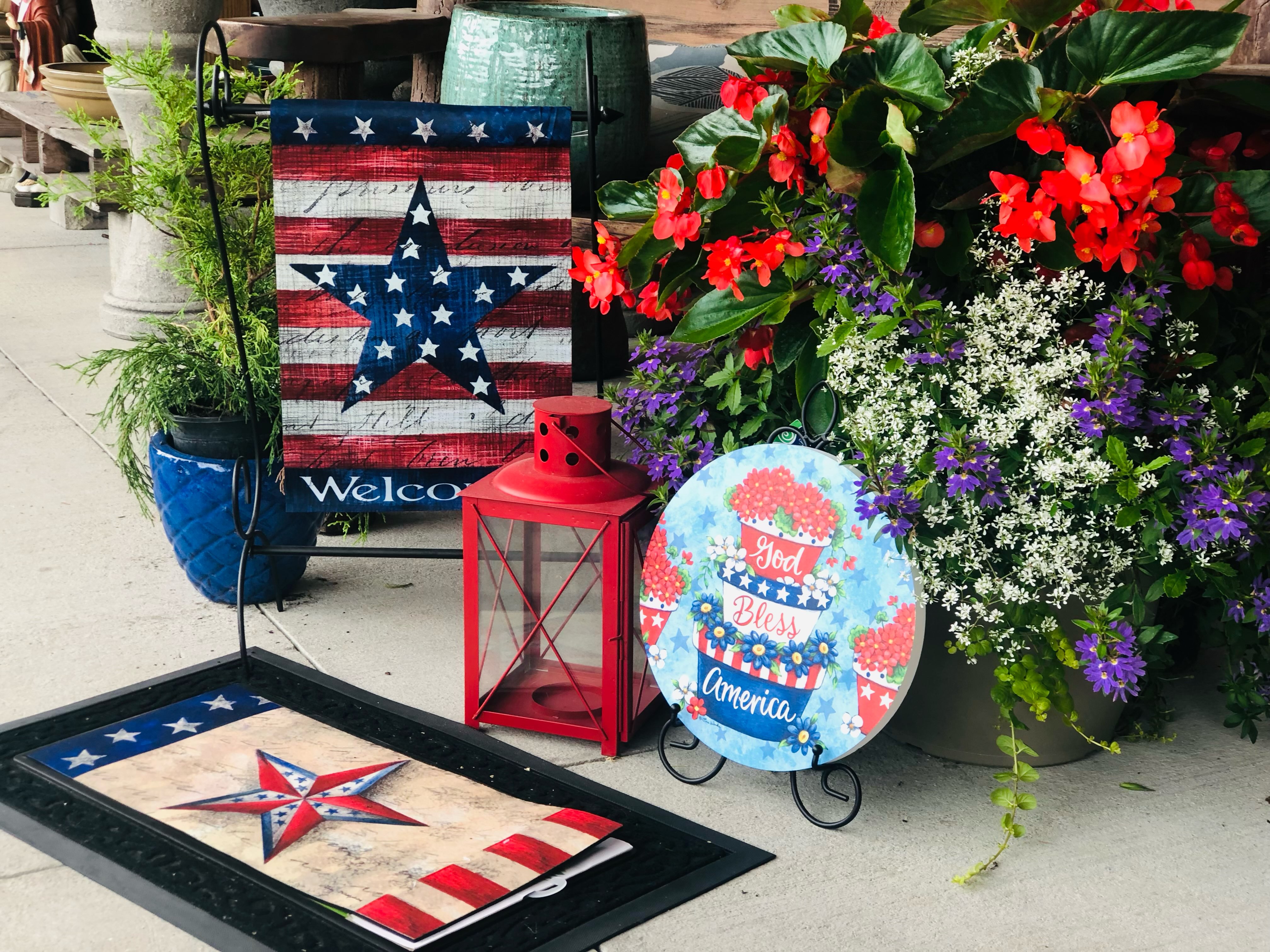 🇺🇸 Has your porch declared its independence yet? ❤️🤍💙
The Fourth of July is just 2 days away! Stop by and pick up the perfect patriotic touches, from flags and rugs to festive décor that will have your porch ready for the holiday.
Come see us before the celebrations begin! 🇺🇸✨
📍 J&S Nursery & Blossom’s Gift Shoppe
#FourthOfJuly #PatrioticPorch #AmericanaDecor #PorchDecor #ShopLocal