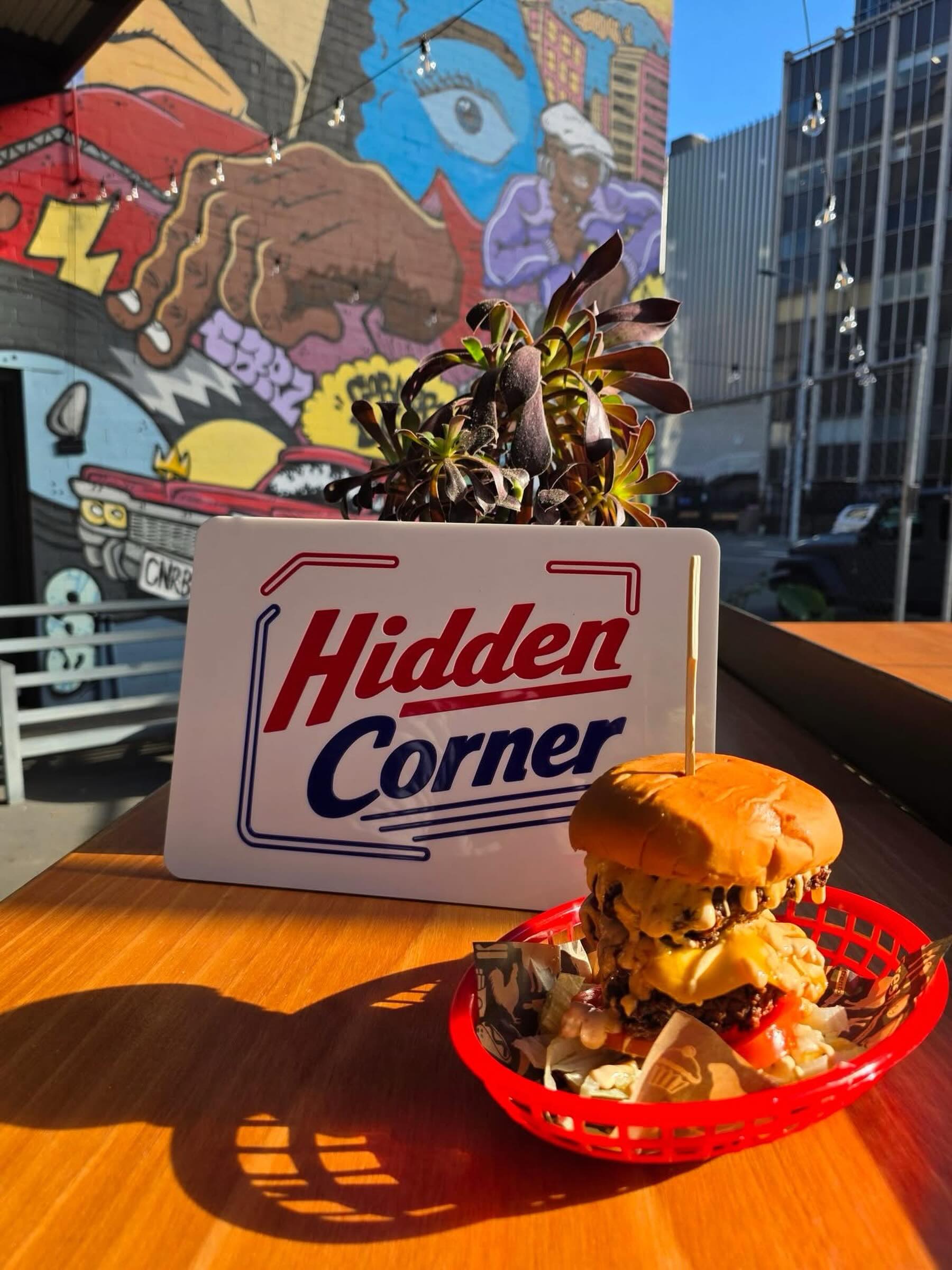 Should we add this double southern fried chicken burger to the menu? Guaranteed to leave you messy but satisfied!
Two pieces of crispy southern fried chicken tossed in our Texan spice mix then topped with our hot honey and covered in our special chicken sauce. All on a soft burger bun with lettuce, tomato, caramelised onion and cheese.