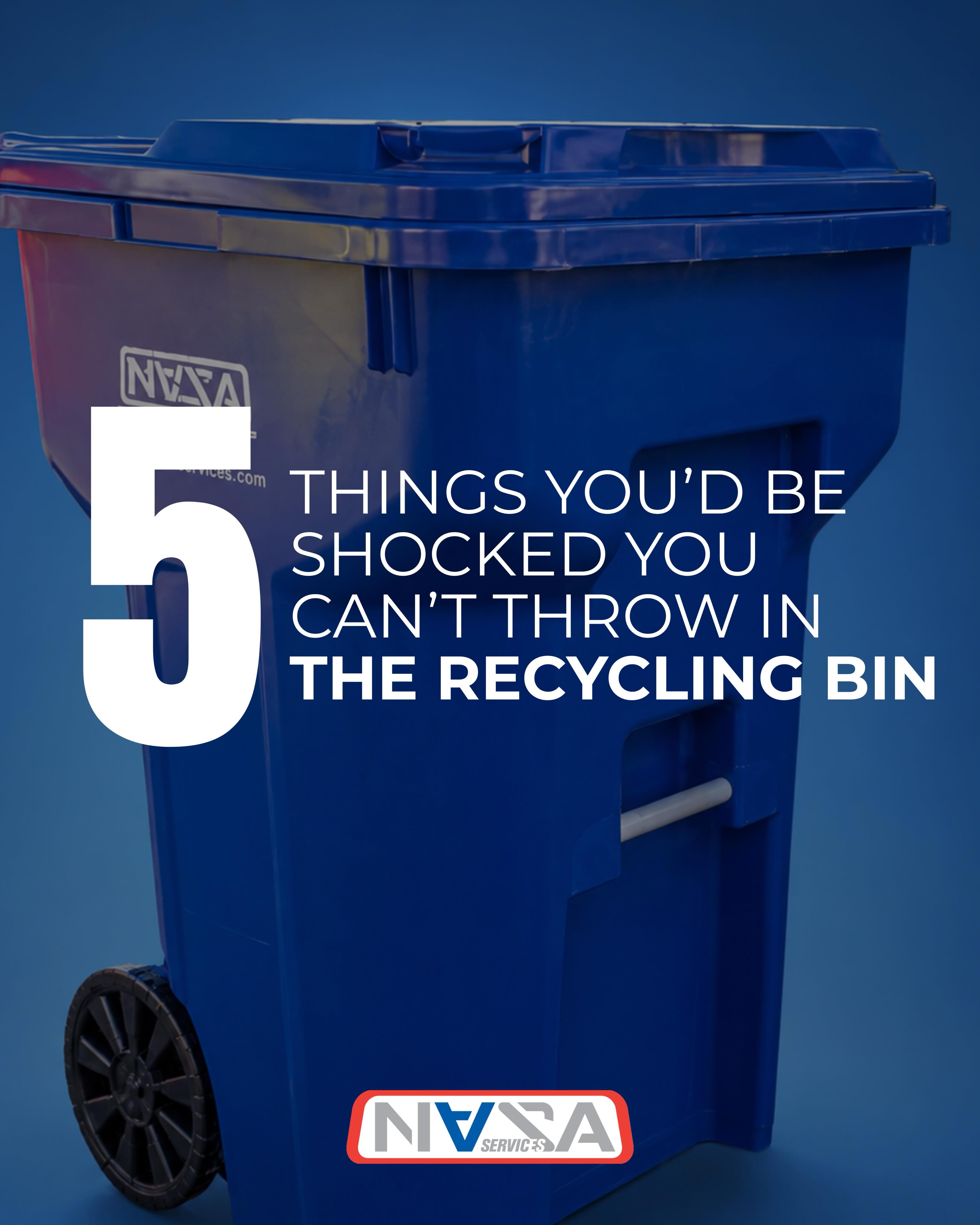 Think twice before tossing it in the blue bin. Some items may look recyclable, but they can actually contaminate the recycling stream and make it harder to recover the materials that do belong.
Styrofoam, diapers, ceramic items, compostable plastics, and mixed-material packaging like chip bags and snack wrappers should stay out of your recycling bin.
When in doubt, check WasteWise on our website before you toss. Recycling right starts with knowing what does not belong.