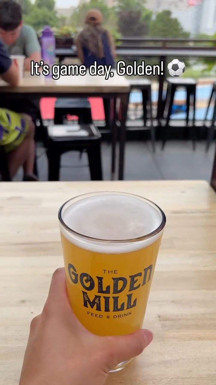 USA DAY! ⚽️ ⚽️ ⚽️
Come to The Golden Mill TONIGHT to cheer on #TeamUSA as they take on Belgium. We’ll have game sound on all TVs, including the newest setup on our rooftop patio. Get here early to grab a spot, kickoff is at 6PM!
Edit: Even though Team USA is out, we’re still showing the World Cup matches on our big screens! Come check out our new rooftop patio TV, pour a beer, and root for your second favorite team!