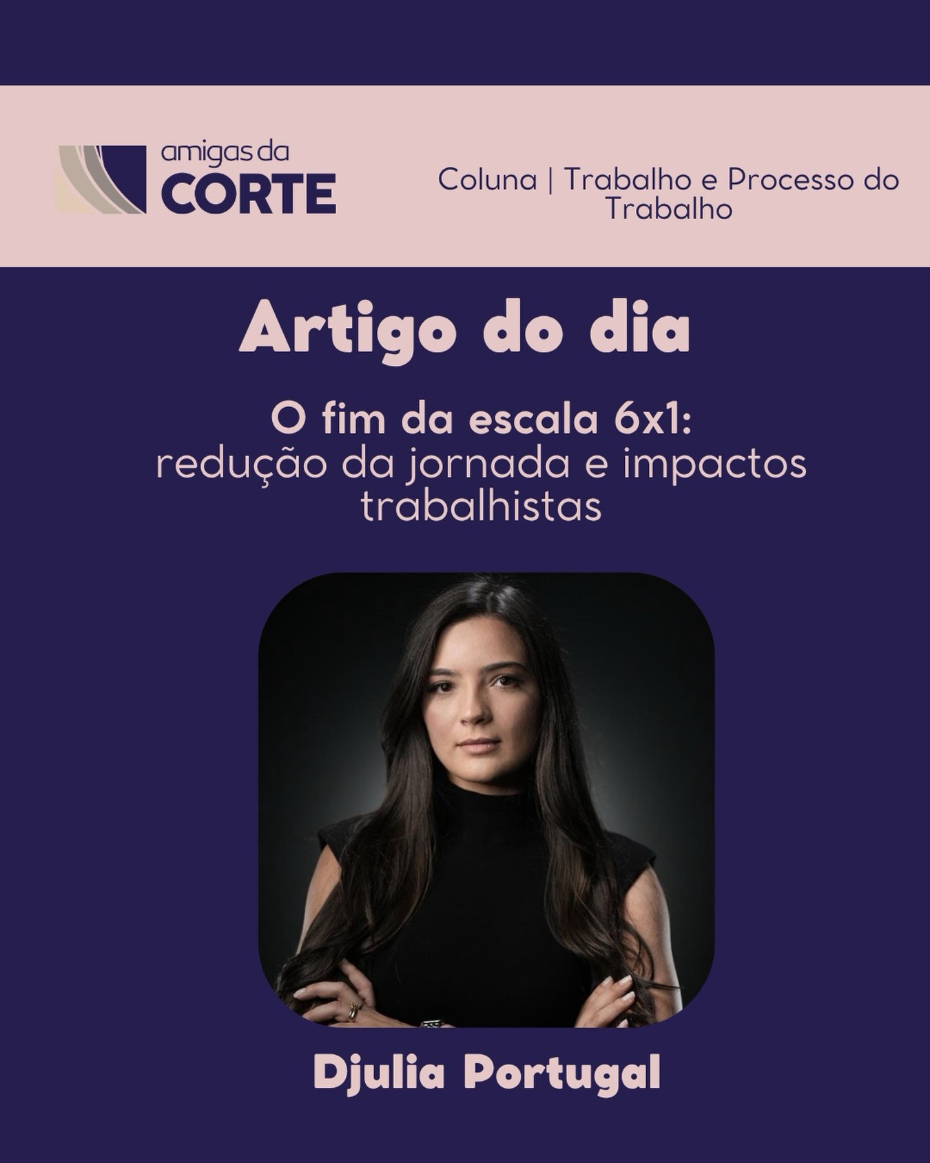 O artigo de hoje é da Djulia Portugal, e trata da PEC que propõe o fim da escala 6x1 e a transição para um modelo de jornada reduzida, com adoção da escala 5x2, diminuição gradual da carga semanal de trabalho e preservação dos salários. A autora explica as etapas previstas para a implementação das mudanças, os impactos sobre negociações coletivas e as exceções contempladas no texto atualmente em tramitação no Senado.
Além das alterações na organização da jornada, o artigo destaca os relevantes reflexos econômicos da proposta, especialmente em razão da ampliação dos períodos de descanso remunerado e de seus efeitos sobre verbas trabalhistas como férias, 13º salário, FGTS e aviso-prévio. Uma análise oportuna sobre uma das mais significativas mudanças constitucionais em matéria trabalhista desde 1988.
Confira o link da bio!