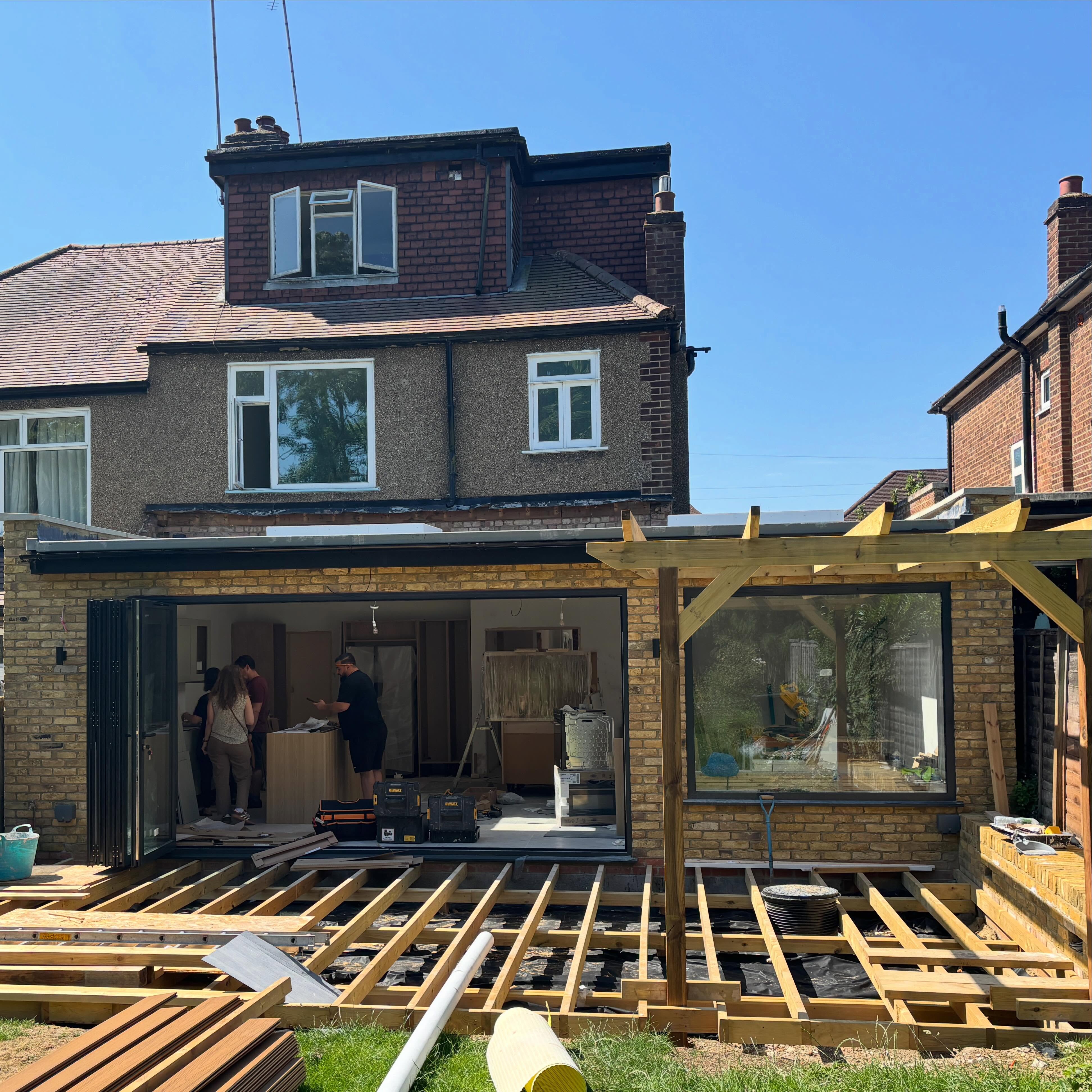 Woodside park house project is near completion