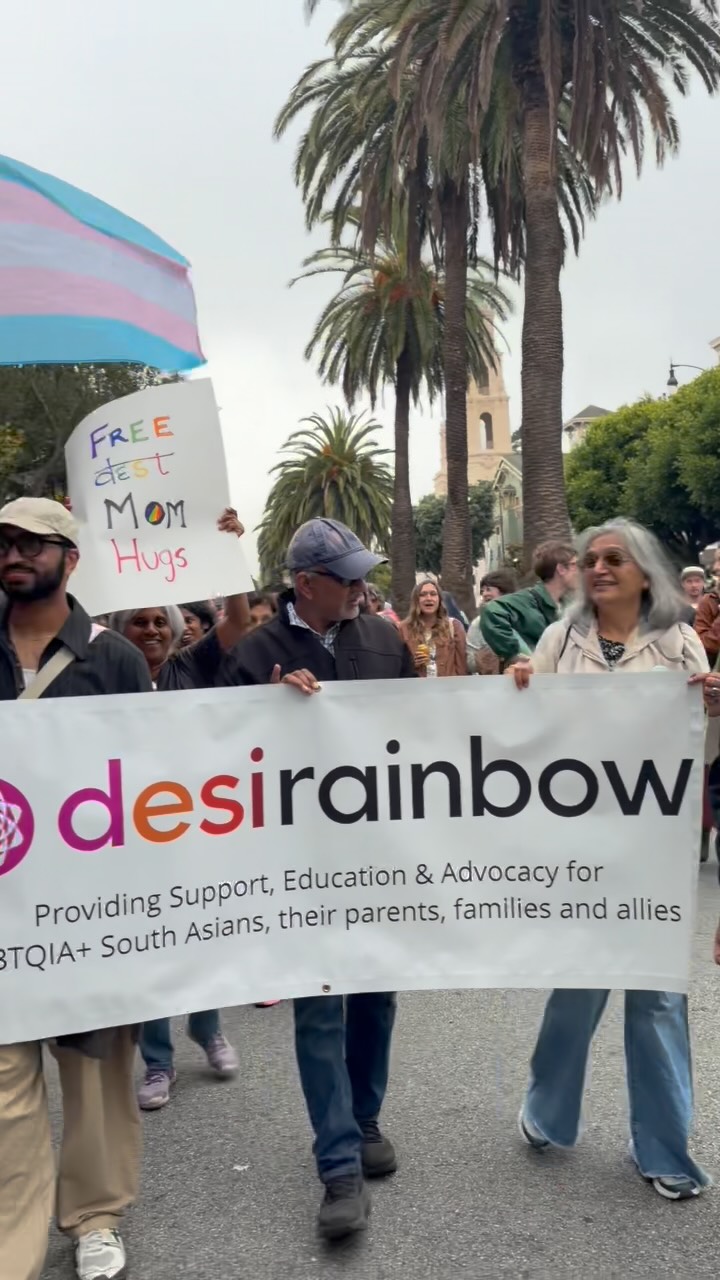 🏳️⚧️ Desi Rainbow trans community members, parents and allies marched with thousands from all over the Bay Area in the San Francisco Trans March, one of the largest trans events in the world.
✊🏽We marched to celebrate trans pride, resilience, and community, to create a world where all trans and gender non-conforming people are safe, loved, and empowered.
#transmarchsf #Pride2026 #DesiPride #desitrans