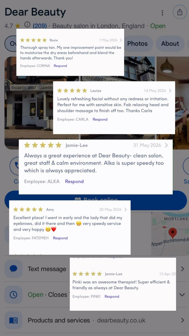 Nothing makes us happier than seeing our clients leave with a smile! ✨💖
Thank you for your kind words and for trusting us with your beauty journey. Your love and support mean everything to us. 💕
Ready for your own salon experience? Book your appointment today and let us make you feel your absolute best! 💅
📍DM us to book (02083920600)
#ClientLove #SalonReviews #HappyClients #HairTransformation #BeautySalon SelfCare HairGoals SalonExperience