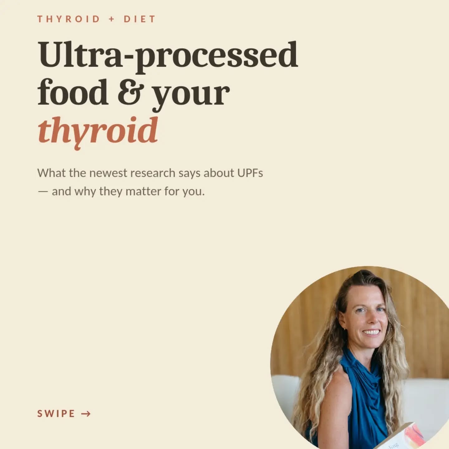 One of the most important food to avoid for thyroid health and autoimmune diseases? Ultra processed foods (I'm not even sure if some of these quality for food, they are so filled with chemicals). Ultra processed foods have been linked to thyroid problems, autoimmune diseases and weight gain. Want to know more about food and thyroid health? You can find my thyroid diet course in my thyroid community, link in my bio. #thyroiddiet #hashimotos #hashimotosdiet #aip #upf
