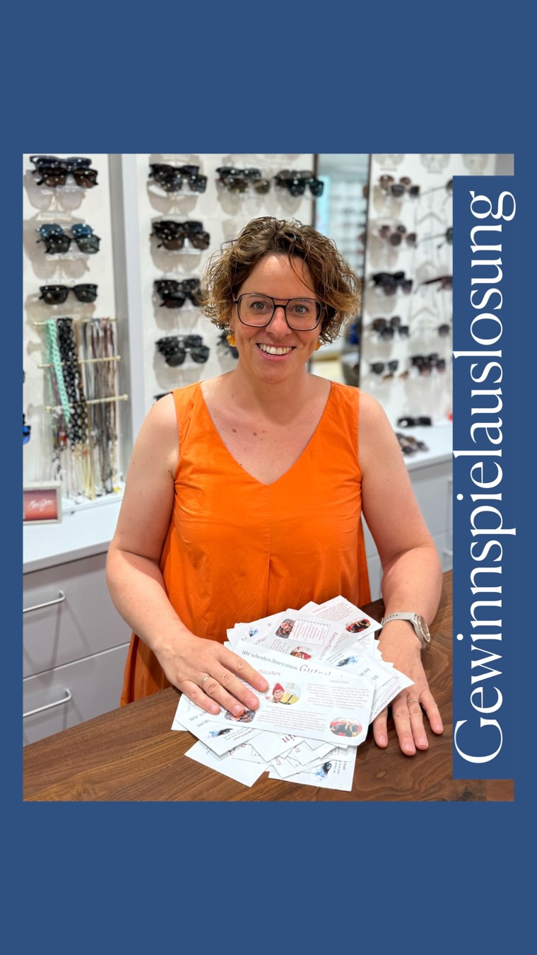 Gewinnspielauslosung 🕶️
.
Sonnenbrille im Wert von 200€
.
🤍-lichen Glückwunsch 🎉
.
(Das Gewinnspiel steht in keinerlei Verbindung zu Instagram, die Gewinnerin wird persönlich benachrichtigt)
.
#donauwörth #optikerausleidenschaft #gewinnspiel