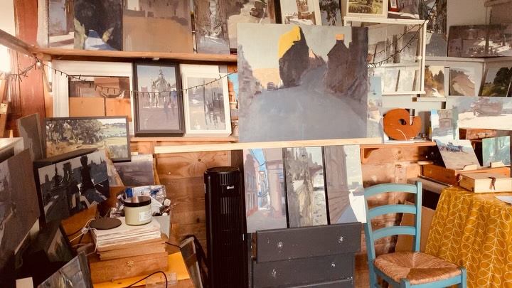 Thank you to those that came to my open studio today. Really nice to spend time talking about painting and a bunch of works going to new homes.
And for the time being my studio will remain tidy so if anyone couldn’t make it today but would like to visit please give me a shout .
#openstudio