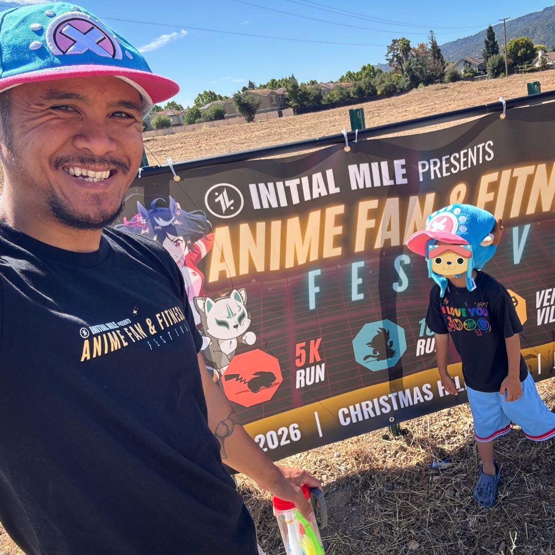 Last year, one piece of feedback we heard from people in Gilroy was, “We didn’t even know your event was happening!” Some even told us they accidentally stumbled upon it while walking their dogs.
This year, we want to change that. So here’s our invitation to everyone! Join us on September 19 for our Second Annual Anime Fan & Fitness Festival at Christmas Hill Park.
Whether you’re into anime, art, cosplay, running, fitness, supporting local vendors, or just looking for a fun family-friendly day, we’d love to have you there.
If you’re from Gilroy or the surrounding area, help us spread the word by sharing this post with a friend! We hope to see you, your family, and your friends this September. #animefanandfitnessfestival #initialmile #animefestival #fitnessfestival #bayareaevents