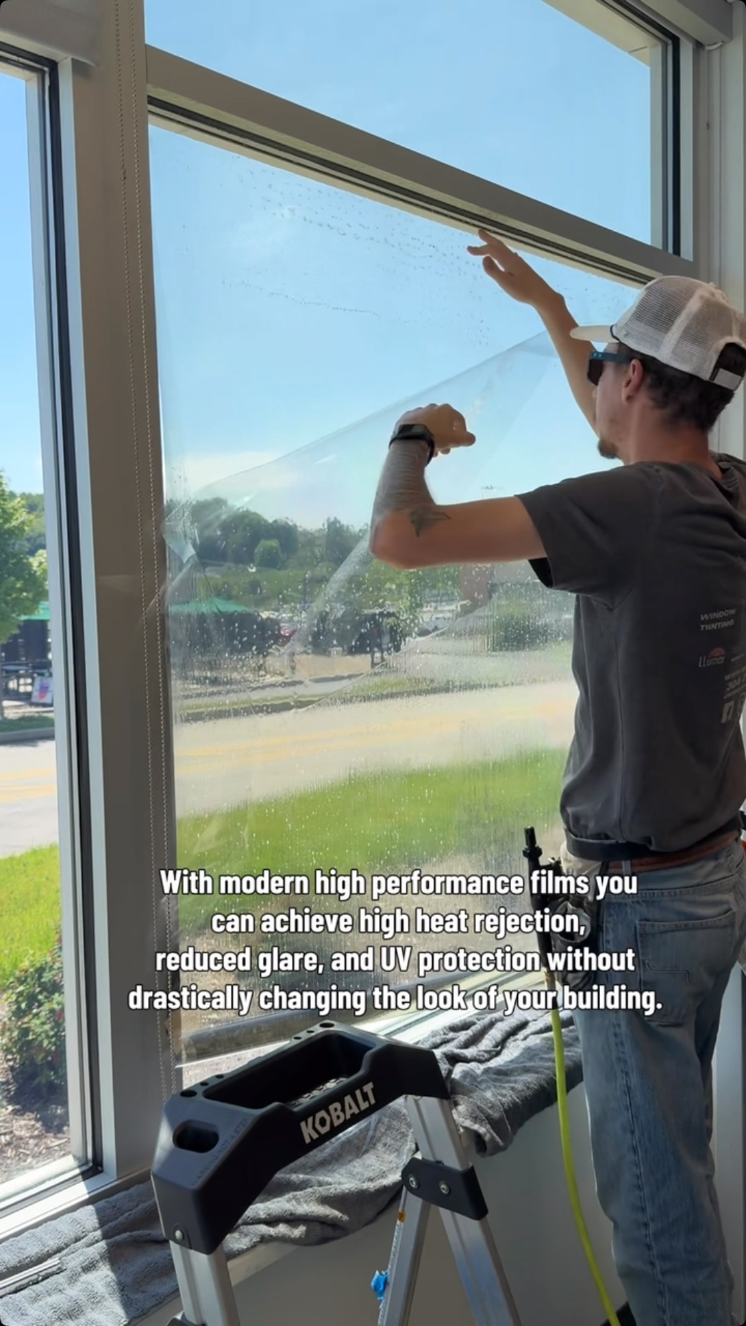 “I want the benefits of window tint… without the dark look.”
We hear this all the time from banks, offices, schools, and commercial buildings.
That’s exactly why this client chose Llumar Vista V41:
☀️ Rejects up to 58% of total solar energy
✨ Cuts 49% of glare
🛡️ Blocks 99% of harmful UV rays
You don’t have to make your windows look dark to make your building more comfortable and energy efficient.
📍Serving West Virginia & surrounding states.
#CommercialWindowTint #WindowFilm #Llumar #VistaV41 #EnergyEfficiency