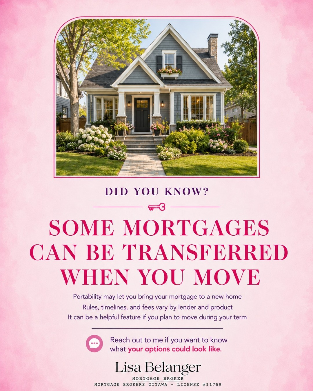 Did you know some mortgages can be transferred when you move?
This is called mortgage portability, and it may allow you to bring your existing mortgage with you to a new home instead of breaking it and starting completely fresh.
This can be helpful if you have a good rate, want to avoid certain penalties, or plan to move before your mortgage term is finished.
That said, portability rules can vary depending on your lender, mortgage product, timeline, new property, and whether you need to borrow more. Some lenders may allow you to port the mortgage as-is, while others may require a “blend and extend” or a new approval.
So before assuming you need to break your mortgage, it’s worth asking what options are available.
Reach out to me if you’re thinking about moving and want to know what your options could look like.
Follow me for more mortgage tips and updates!
#mortgagebroker #mortgage #realestate #ottawa #tips