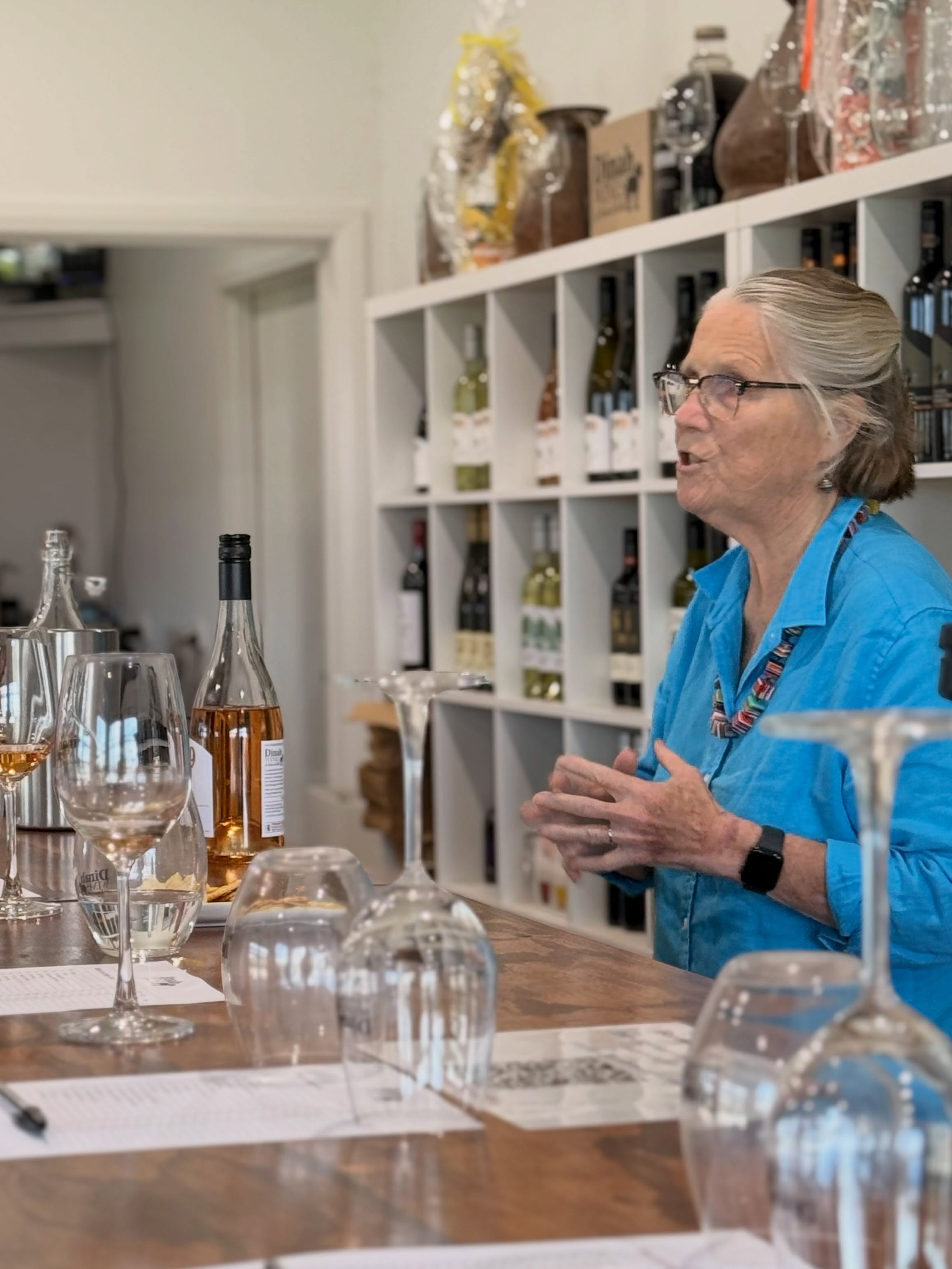 Sue, at Dinah Wines, is one of the legends waiting to meet you, to deliver an excellent wine tasting experience!
Kate is the other legend too 😊.
Where’s Richard then? Well he’s more than likely working on some super delicious wine from this amazing cellar door!
You can pop in by yourselves or on a wine tour with us!