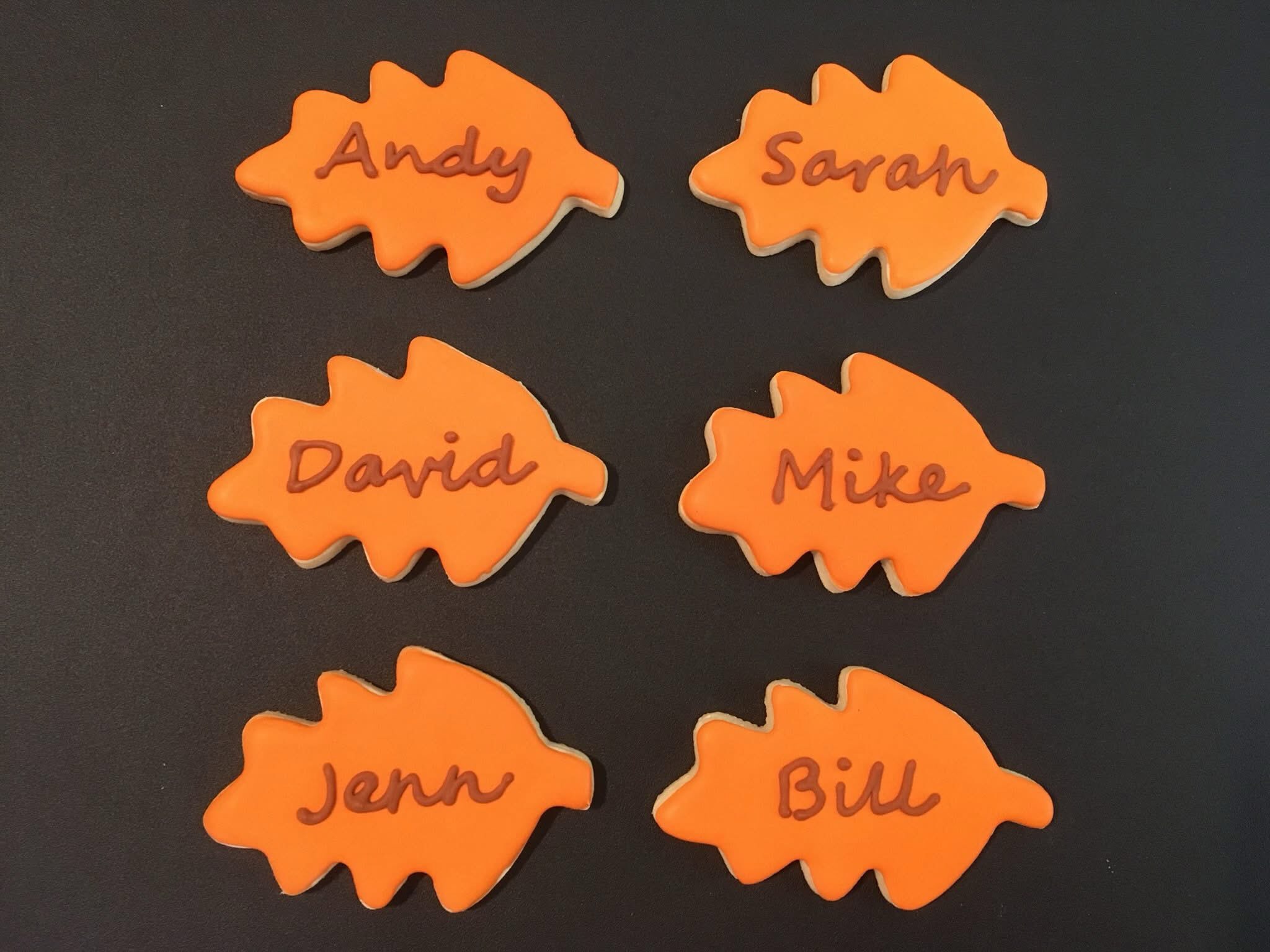 Humble beginnings:
November 2017
Thanksgiving place card cookies. Our first cookie venture! #decoratedcookies #douglassvillepa