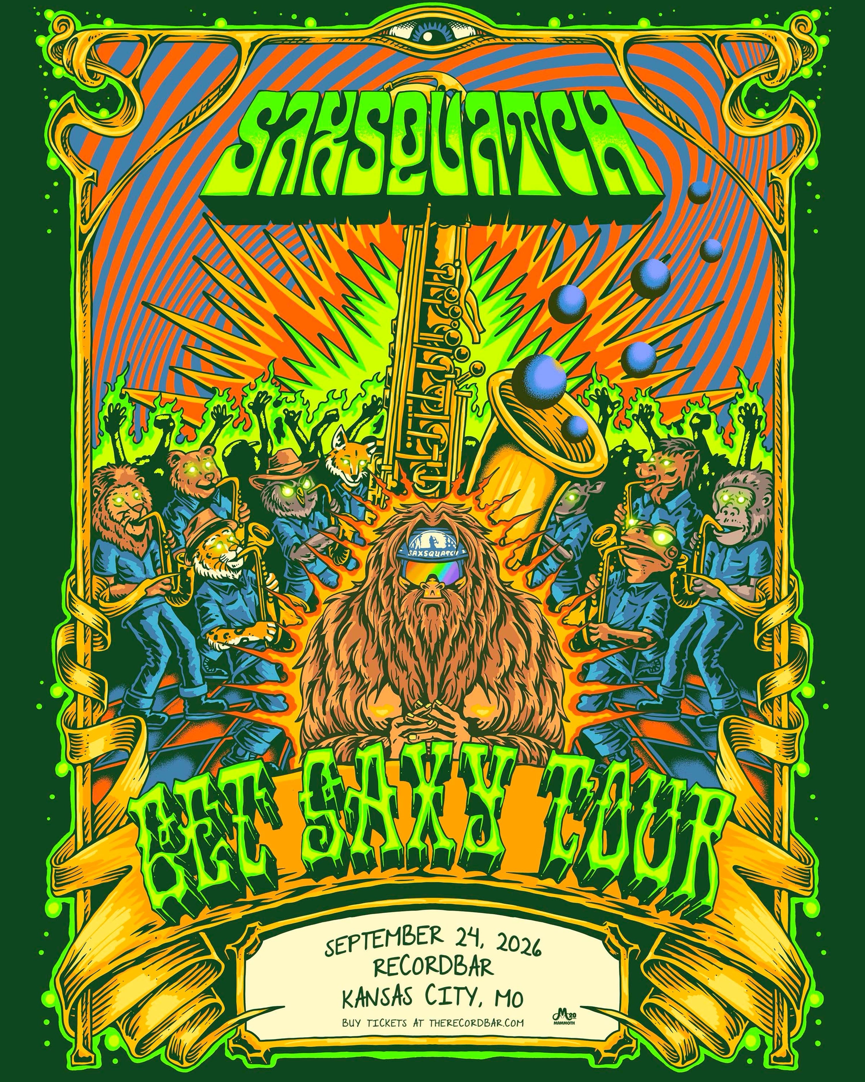 Just Announced: @saxsquatch at @recordbar on September 24!
Tickets are on sale now on Ticketmaster.