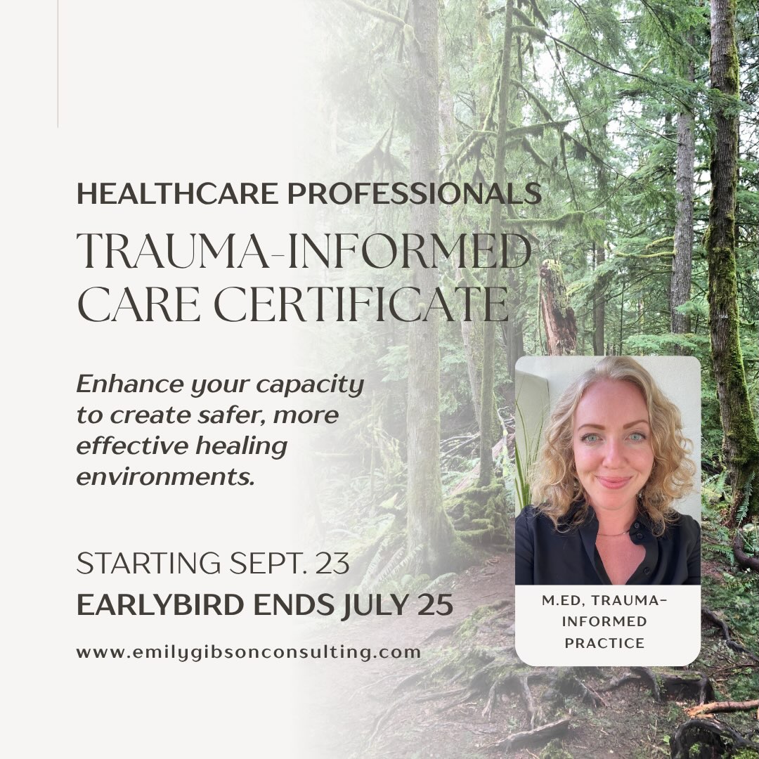 📣 Healthcare professionals! Are you in need of continuing education credits this year?
I’m hosting a Fall cohort of Decolonized Trauma-Informed Care Certificate.
As a past participant shared, “Even if you already see yourself as a compassionate and empathetic practitioner, this course deepens that understanding in a meaningful way. It highlights the subtle aspects of care we might overlook, from how we set up our space to how we communicate and hold boundaries. It helps you become a more well-rounded, self-aware, and truly trauma-informed practitioner.”
🏆 12 continuing education hours
💻 Virtual
🗓️ Wednesdays Sept. 23 - Oct. 21.
⌚ 1-4pm Pacific Time
⏰ Earlybird ends July 25th - save $444 with code Fall2026 at checkout.
CE Details for #Naturopathicdoctors
- 12 hours of Category G CE credits, College of Complementary Health Professionals of BC @cchpbc
- 12 Category A CE credits, College of Naturopaths of Ontario
- 12 hours of unrestricted activity CE credits, College of Naturopathic Doctors of Alberta.
- 12 hours of unrestricted activity CE credits, Nova Scotia Association of Naturopathic Doctors - NSAND
#acupuncturist #socialworker #socialworker #nursepractioner physician