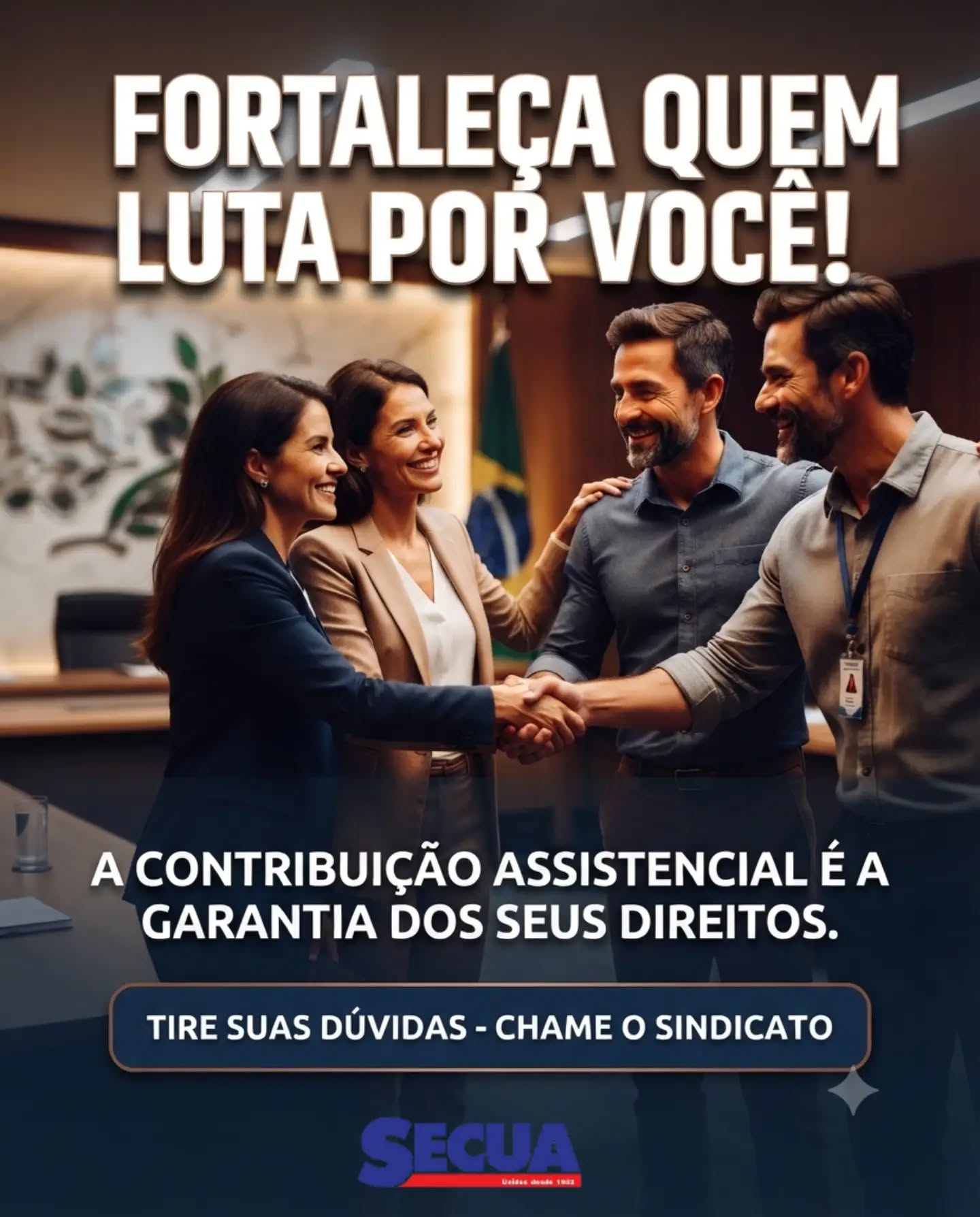 A Contribuição Assistencial é, muitas vezes, um tema que gera dúvidas. Mas você já parou para pensar no que aconteceria se não tivéssemos um sindicato forte e atuante? 🤔
Ao contrário do que muitos pensam, o sindicato não recebe verbas do governo nem financiamento das empresas.
A nossa força e a nossa autonomia dependem exclusivamente da união da nossa categoria. É a Contribuição Assistencial que funciona como o "combustível" para que possamos defender os seus interesses diariamente. ✊💼
Por que essa contribuição é um investimento no seu futuro?
Sem a atuação coletiva, a negociação seria puramente individual. O resultado? Ficaríamos restritos apenas aos direitos mínimos previstos na legislação, sem as conquistas que fazem a diferença no seu bolso e na sua qualidade de vida.
Graças à sua colaboração, conseguimos manter uma estrutura que garante:
✅ Negociações Coletivas: Pisos salariais superiores ao mínimo e reajustes acima da inflação.
✅ Defesa Jurídica: Assessoria especializada e ajuizamento de ações coletivas para garantir que a lei seja respeitada (como as atuais ações sobre o Art. 386 da CLT).
✅ Fiscalização: Olho vivo no cumprimento dos seus direitos dentro das empresas.
✅ Benefícios Extras: Conquistas que vão além do básico, como auxílios e melhores condições de trabalho.
Apoiar o sindicato é investir na sua própria segurança profissional. A gente não negocia apenas por você; a gente negocia com você.
Ficou com alguma dúvida sobre como a contribuição é aplicada ou sobre o nosso trabalho? Deixe seu comentário aqui embaixo ou envie uma mensagem no nosso Direct! Vamos conversar. 📩👇
#SindicatoForte #DireitosTrabalhistas #ValorizaçãoProfissional #ContribuiçãoAssistencial #TrabalhadorUnido
