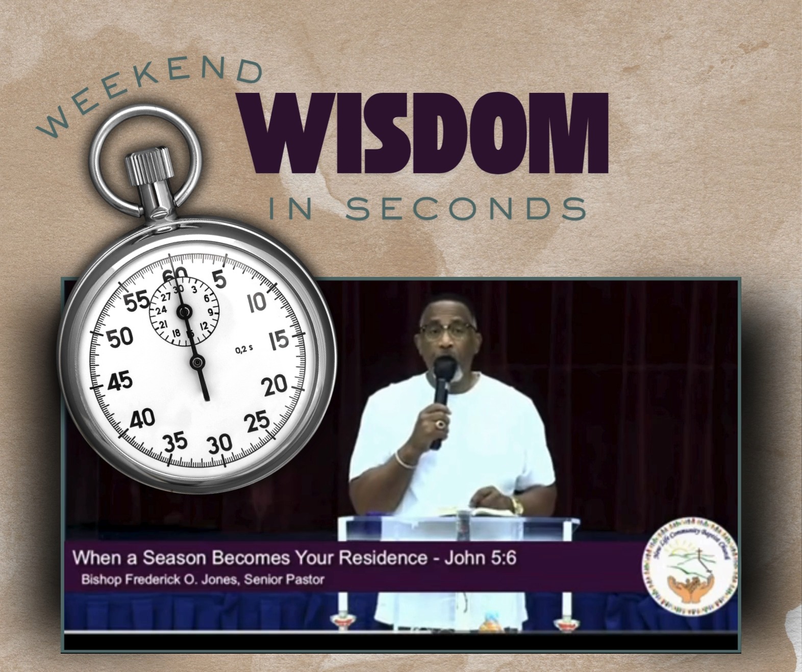 ⏱️✨ A minute with God can change your entire perspective. This weekend, pause, reflect, and let God's Word remind you that your current season doesn't have to become your permanent residence. 🙏🏾💛
🎥 Take a minute. Gain a lifetime of wisdom.
#WeekendWisdom #WisdomInSeconds #John56 #FaithInAction #GrowInGrace #GodsWord #NLCBC #BishopFrederickJones #WeekendReflection #TheresAWordForYou 🙏🏾⏱️📖✨💛