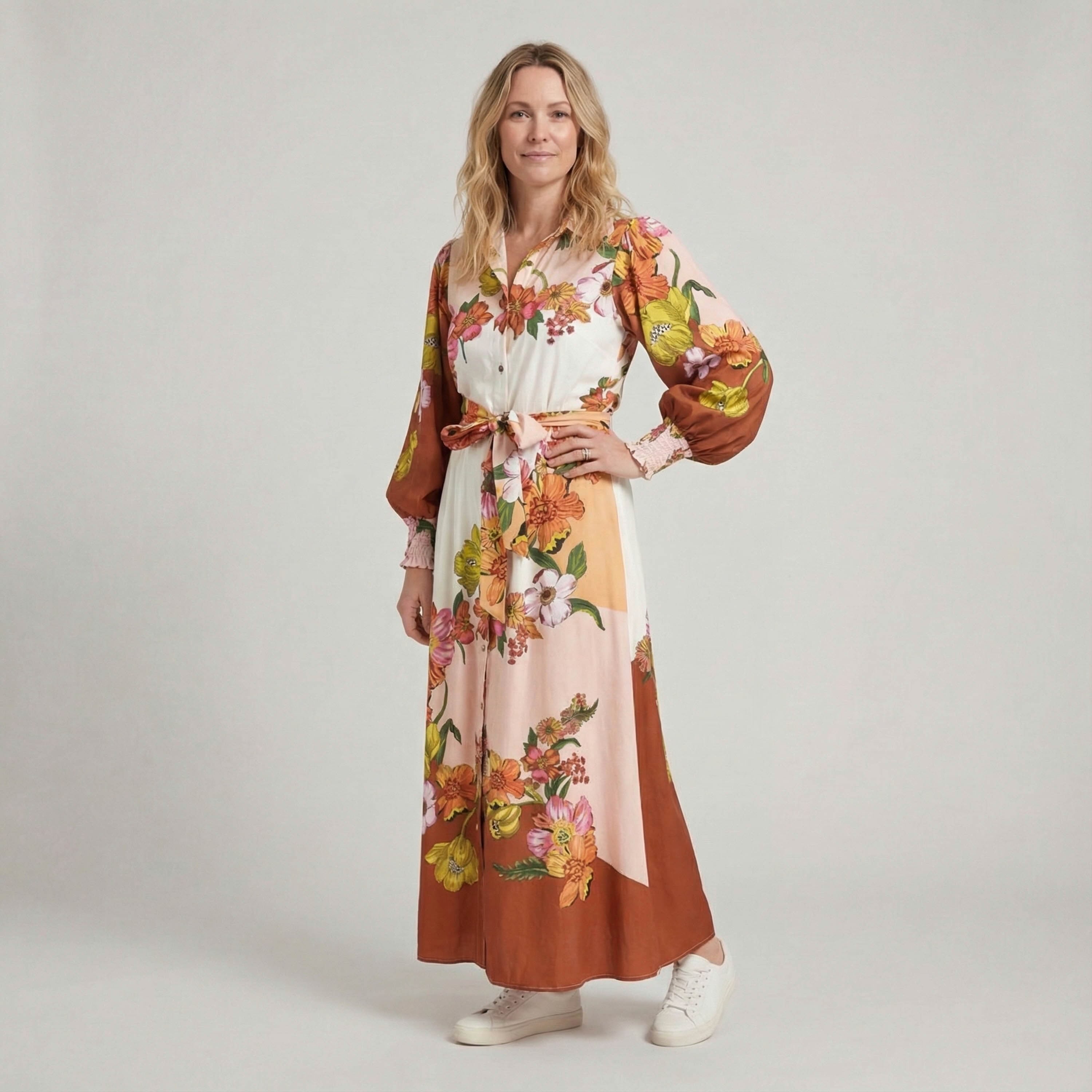 🌸 long sleeves
🌸 flattering shirt-dress style that fits & flares
🌸 that great length where you can wear it with sneakers or heels
🌸 machine washable
🌸 POCKETS!!! Iykyk 🥰💖
Brighten up your winter wardrobe with one of our floral dresses, you’ll feel a million bucks stepping away from winter blacks and greys 🌈