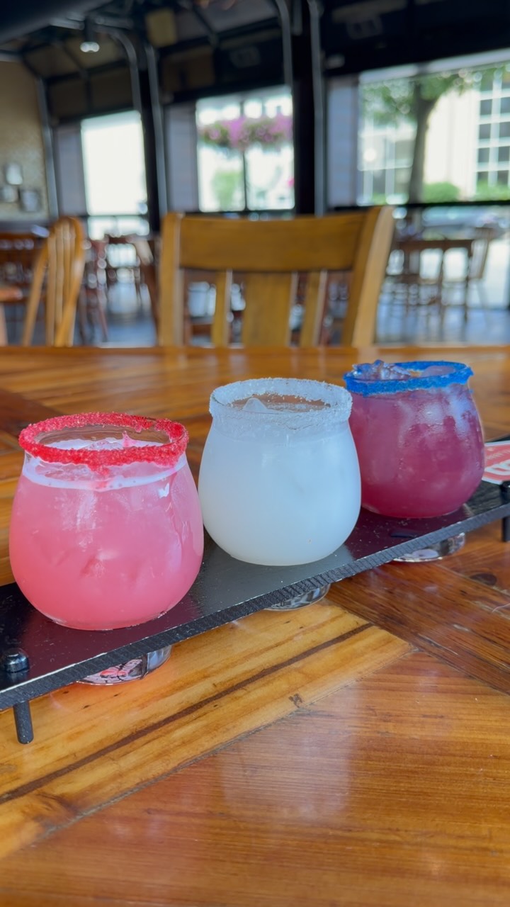 Three margaritas. One good cause.
The Red, White, & Booze Flight is pouring all July for $17.76, and $1 from every flight goes to Homes for Our Troops.
Drink patriotic. 🇺🇸