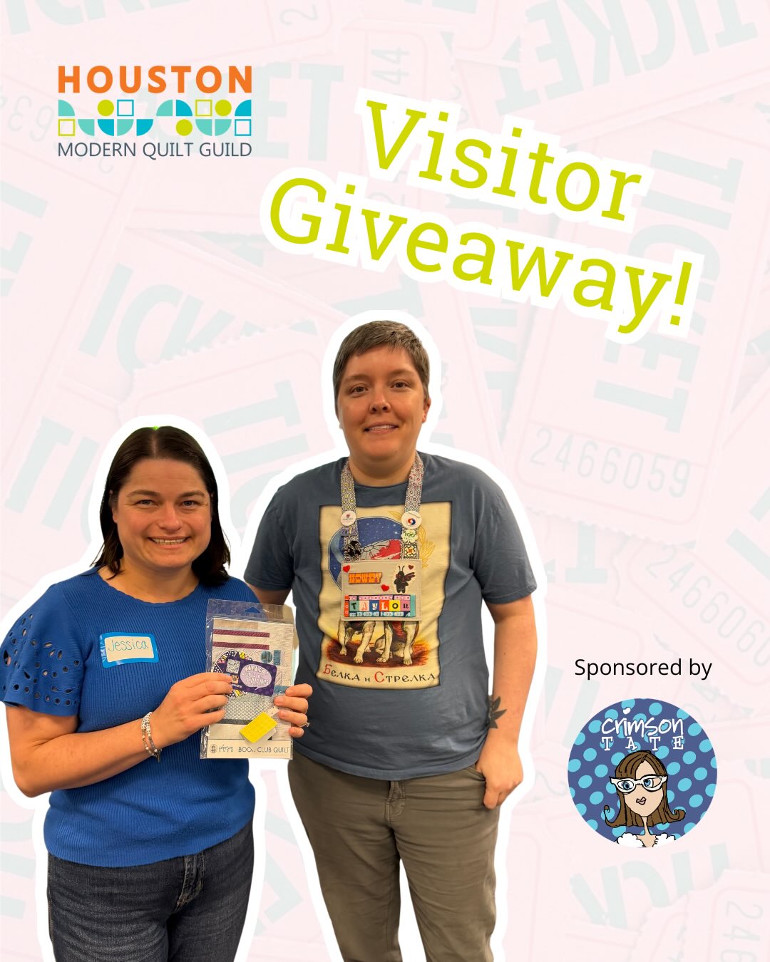 Visitor Giveaways! Thank you to our sponsor @crimsontate ✨