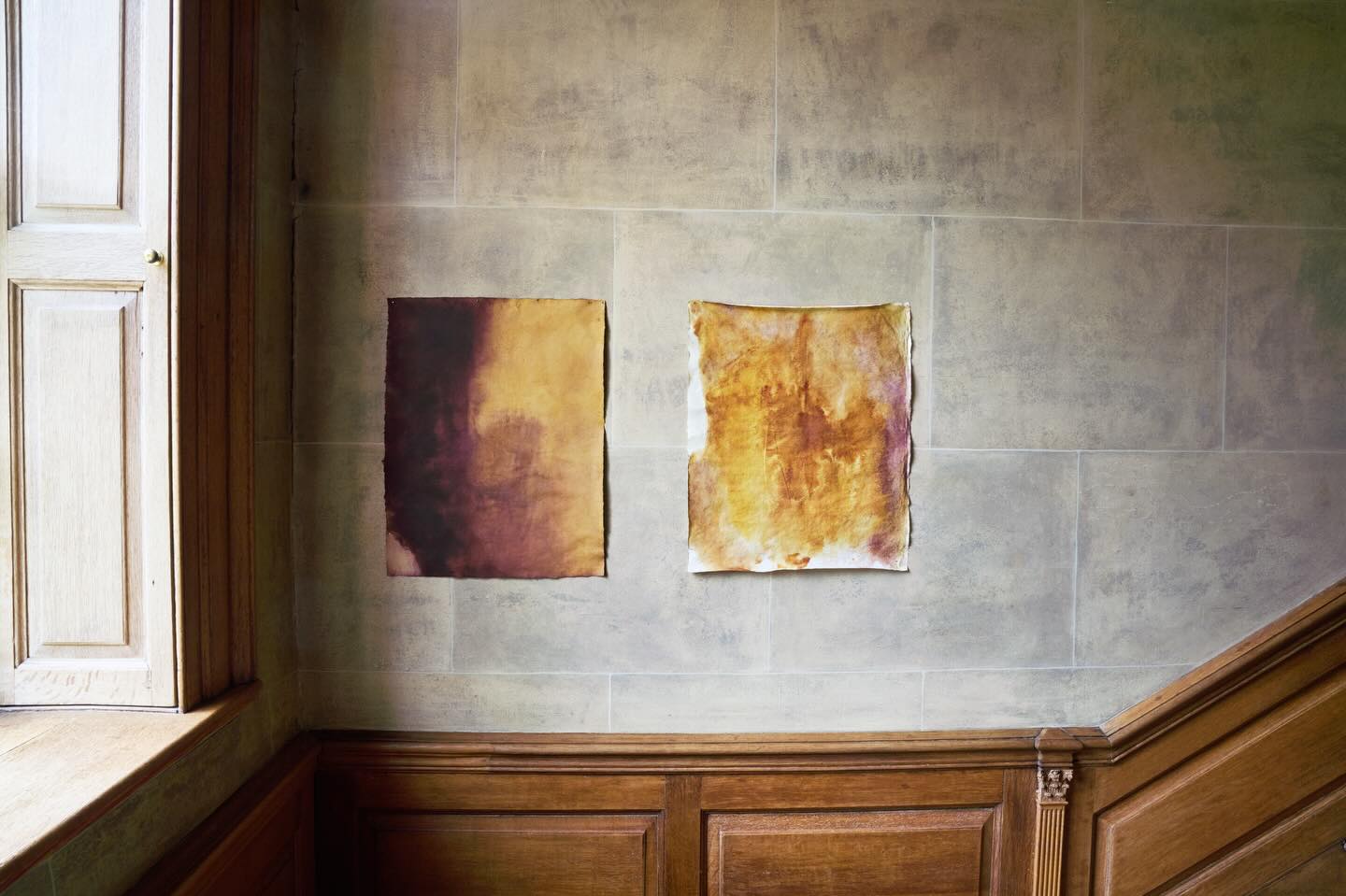 Working with some of the lightest papers she has used to date, Lavinia Harrington pushes the limits of what such a surface can bear. Folding and saturating them until they become sites of endurance. Her approach draws on an art-historical and devotional lineage in which light is depicted and made palpable: from Fra Angelico’s Annunciation in Cortona, where illumination moves contemplatively through space, to the Rothschild Canticles’ medieval renderings of radiance as something shifting and musical.
Colour becomes choral. Light emerges from darkness and recedes back into it. The two pieces, My heart is like a bird carry an intimate proximity to grief and love. The paper becomes a kind of membrane and archive. The pigments the artist uses are charged with personal significance: quinacridone golds and bronzes, associations of vitality and inheritance, rendered finite through the artist’s inability to continue using them. The artworks insist on fragility as a condition of profound strength and a capacity to absorb and transmit what exceeds language.
info@vongoetz.uk for more information