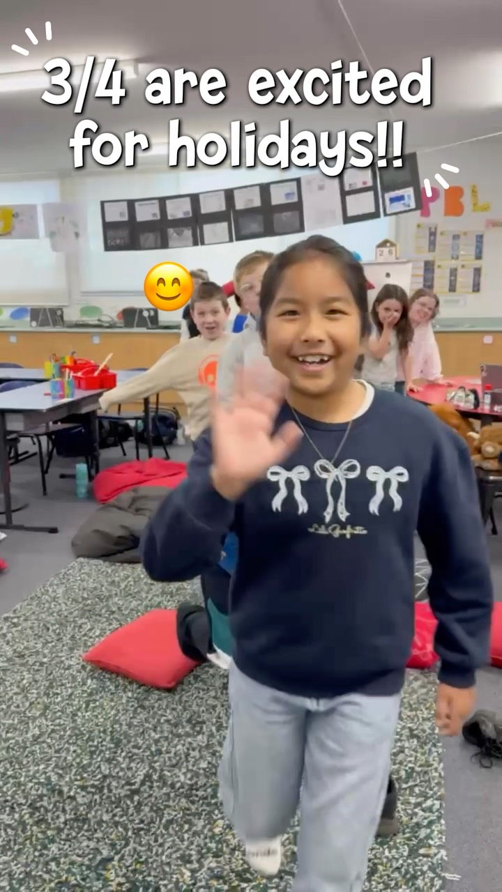 Year 3/4NF say, “School’s our scream and shout!” 🎶
St Richard’s wishes all of our families a safe, happy and restful holiday break. We hope you enjoy some well-deserved time to relax, recharge and make special memories with your loved ones. We look forward to welcoming everyone back next term! 💙💛
#StRichardsKilsyth #SchoolHolidays #TermTwo #YarraRanges #PrimarySchoolMemories
