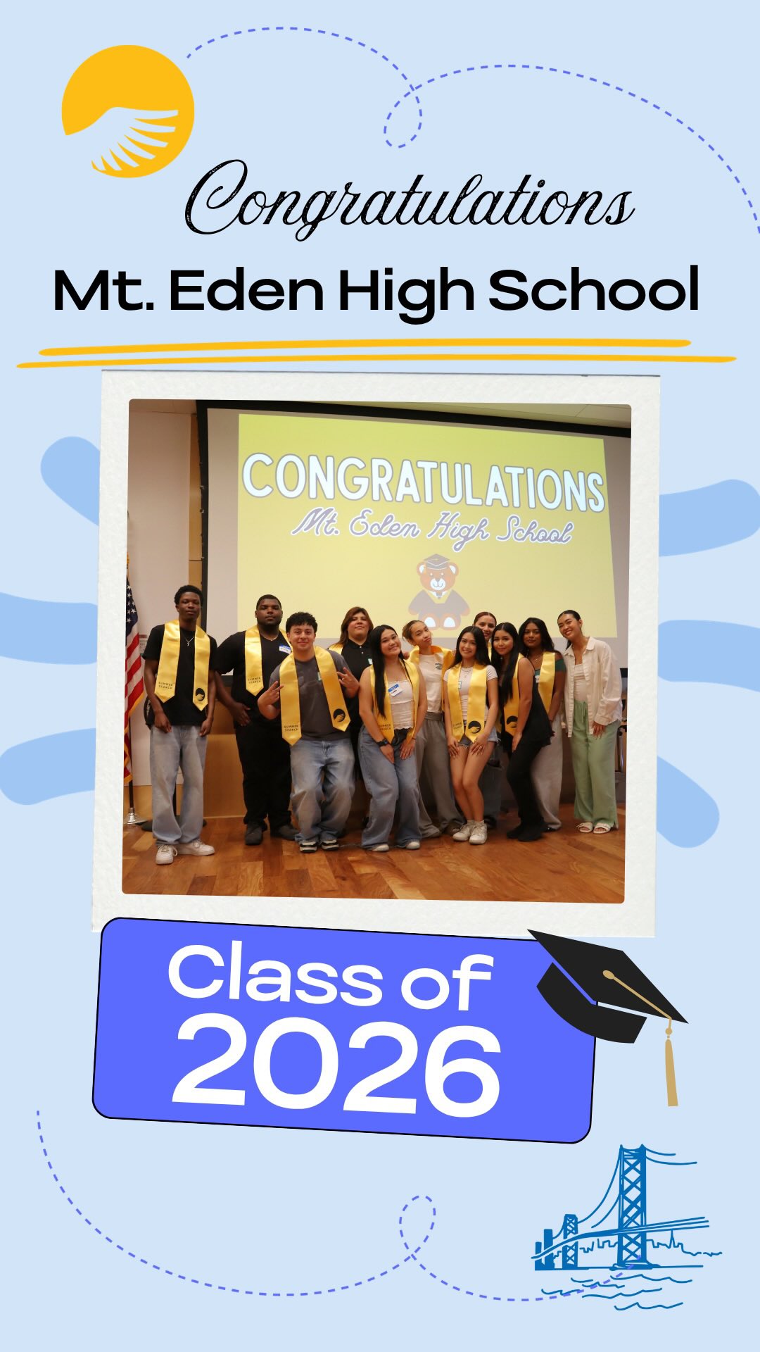 This is the end of our graduation series🥹
🎓 Congratulations to our Summer Searchers from Mt. Eden High School!
We are so honored and grateful for the opportunity to mentor you and send you on eye-opening experiences! We can’t wait to continue our mentorship with you in Post-Secondary Year 1! 🌻
#SummerSearch #StudentSpotlight #ClassOf2026 #MentorshipMatters #FirstGenSuccess