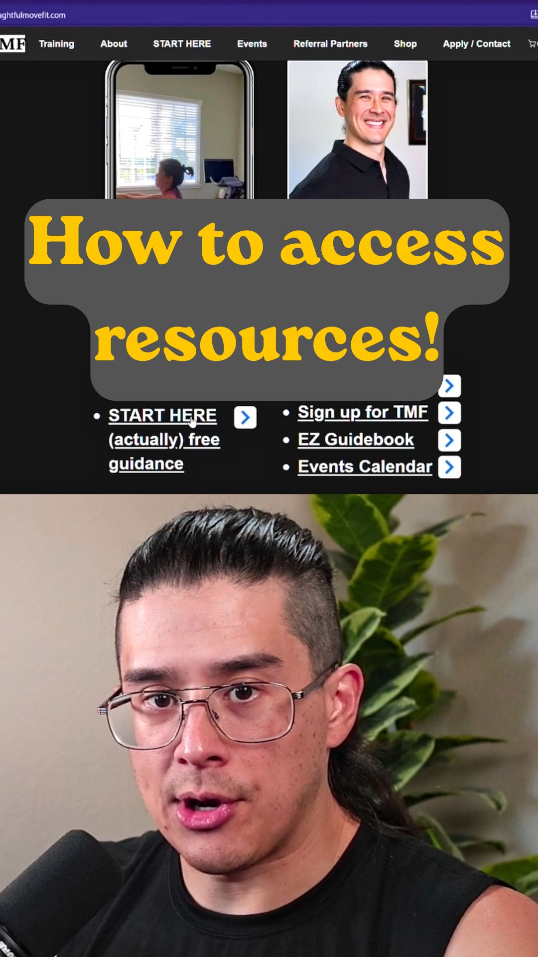 How to access TMF resources!
Clayton shows exactly how to access both paid and free TMF training resources.
www.ThoughtfulMoveFit.com
