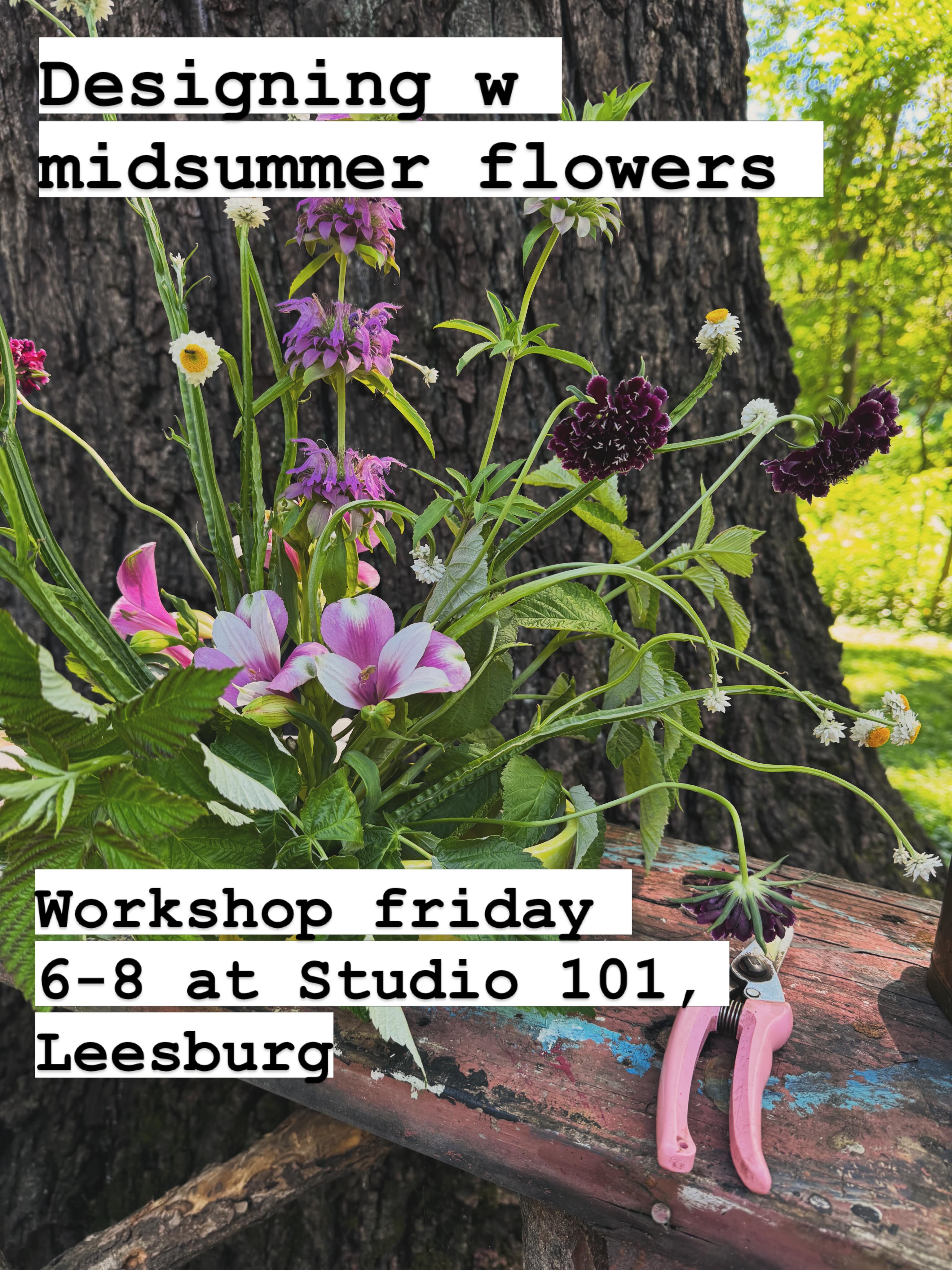 Hi all!
I’m guiding a little workshop at @studio101leesburg, facilitated by @birchtreebookstore, this Friday night from 6-8. It will be cool, casual and a delightful place to hone your floral craft if you have one, or maybe start one.
Link in bio for tix
Line, negative space and sustainable mechanics will be used to create elemental arrangements that feel good and are economical and ecological:)
#floracult #localflowers #flowerfarmer #loudouncounty