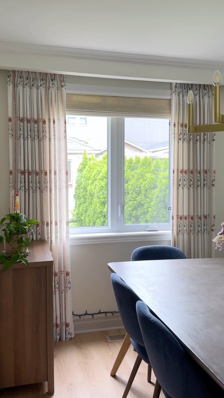 it’s the details that make a space feel special ♡︎
I wanted to add a little extra personality to our dining room, and these custom lily floral design curtains from @threegirlscurtains were the perfect finishing touch. The space feels lighter and more intentional now, and it just feels good to use every day!
I also love that they’re pre-washed and ready to hang, making the install super quick and simple.
Lily Pink Floral Curtains, Unlined
Pinch Pleat Double
Memory Training & Curtain Washing Included
🔗 in my bio
#threegirlscurtains #customdrapes #colourfulhomedecor #curtains #cozyhome
dining room, floral pattern, pinch pleat, window treatments, home styling