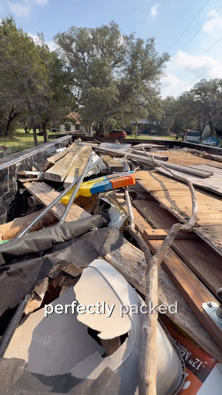 Weekend, warrior dumpster rental cleanup.