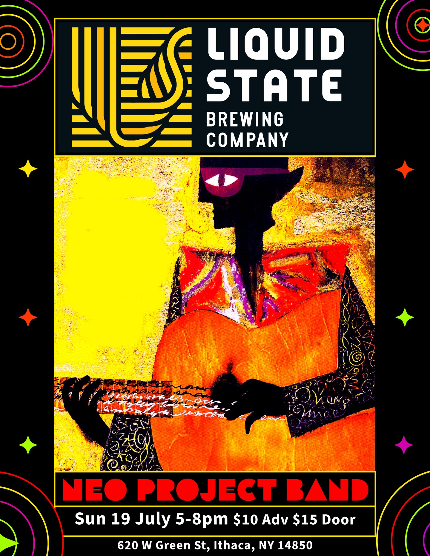 Excited to announce the Ithaca funk/soul powerhouse @neoprojectband will be playing the Barrel Room in a couple weeks! Never miss a Sunday show!
#meyersoundlabs #thinkdrinkny #craftbeer #funk #liquidstatebeer