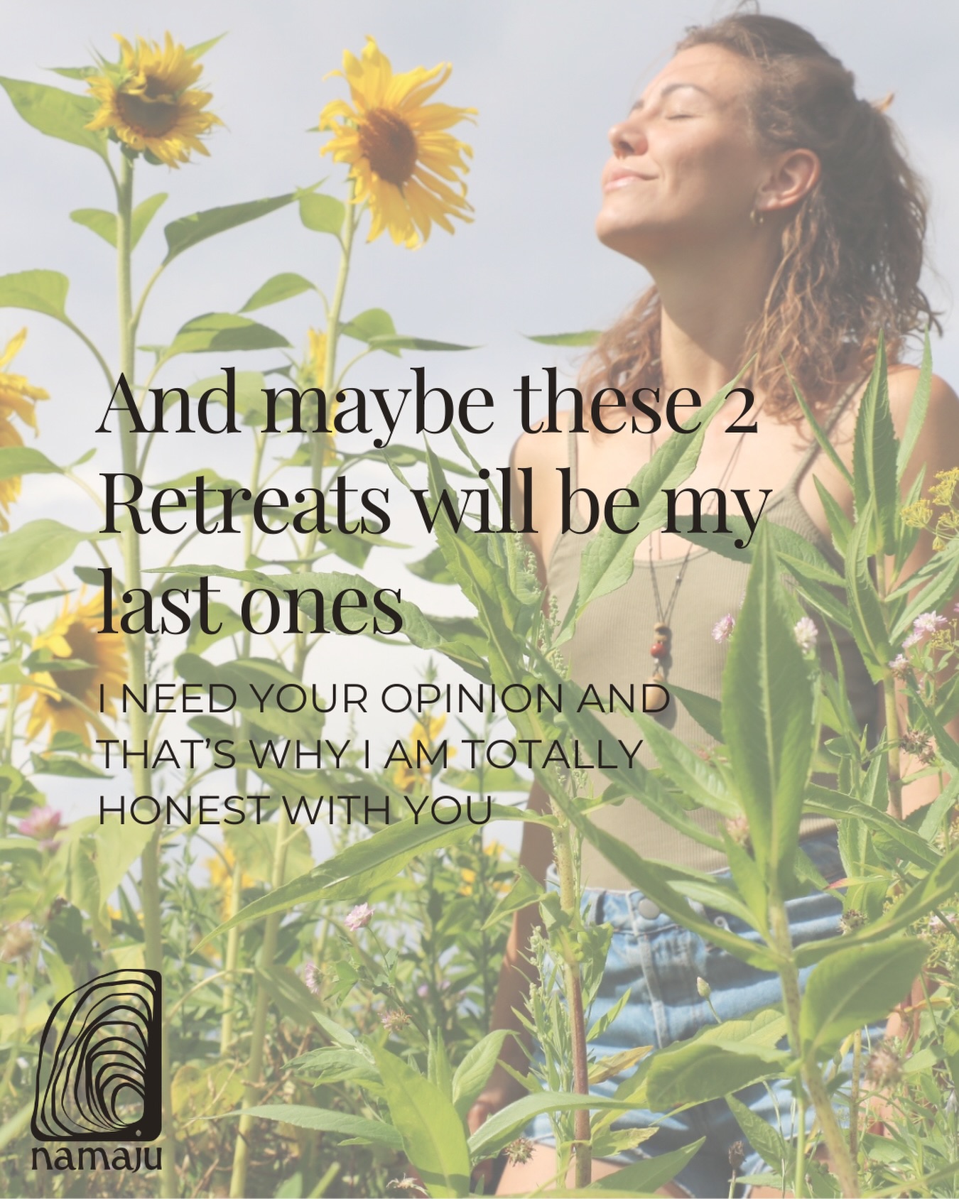 And maybe these 2 Retreats this year will be my last ones | I need your help 🫠
Today, I just want to be honest with you.
For weeks, I’ve been carrying a lot of thoughts around with me and have thought long and hard about whether I should even share them with you.
In recent years, I’ve been able to experience how my retreats have deeply touched people. They were fully booked; often there were even waiting lists. They were spaces filled with connection, growth, and genuine encounters. For that, I remain infinitely grateful to this day.
And yet, this year feels completely different.
Although I feel that my work has grown even deeper with every training session, every continuing education course, and every personal experience, registrations aren’t coming in this year.
Today, I work in a more sustainable, personalized way and with more experience than ever before. My offerings have expanded, and I’ve poured an incredible amount of heart and soul into them.
Yet I find myself asking more and more often:
Is it because of me?
Is it because of the prices, which I had to adjust due to rising costs and the move to a new location?
Has the market changed?
Are Yoga, Ayurveda, Breathwork, Somatics,… no longer what people are looking for today?
Are you hoping for something completely different? More physical activity? A different format? Shorter retreats? Different topics?
Or have I perhaps even unconsciously drifted away from the people for whom I originally created these spaces?
To be honest, I don’t know.
And that’s exactly why I’m asking you.
Your opinion means the world to me.
If you’ve ever thought about attending a retreat but haven’t done so—why not?
Was there something that held you back?
Was it the price? The timing? The content? Or something else entirely?
Maybe you also have ideas or wishes that I haven’t even considered yet.
PLEASE CONTINUE READING IN THE COMMENTS!
