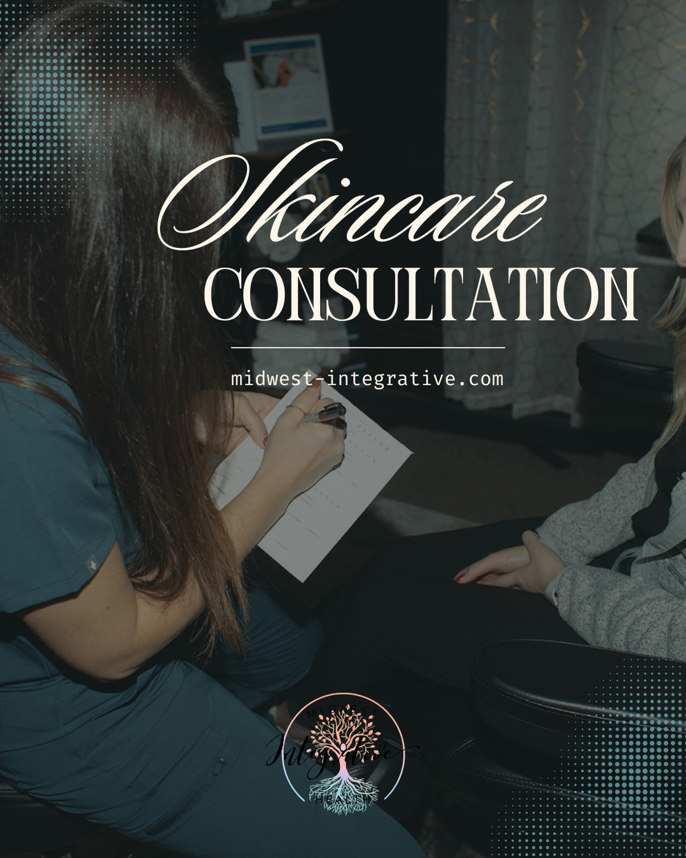 Not sure where to start on your skincare journey? That’s exactly what we’re here for.
Healthy, glowing skin starts with a personalized plan—not guesswork. During your skincare consultation, we’ll take the time to discuss your concerns, assess your skin, and create a treatment plan tailored specifically to your goals. Whether you’re struggling with acne, pigmentation, fine lines, redness, or simply want to maintain healthy skin, we’ll recommend the treatments and skincare products that are right for you.
Book your consultation today!
💻Book here —> https://www.midwest-integrative.com
📞 Give us a call —> 309-837-0342
💳 CareCredit —> https://www.carecredit.com/go/553JSV