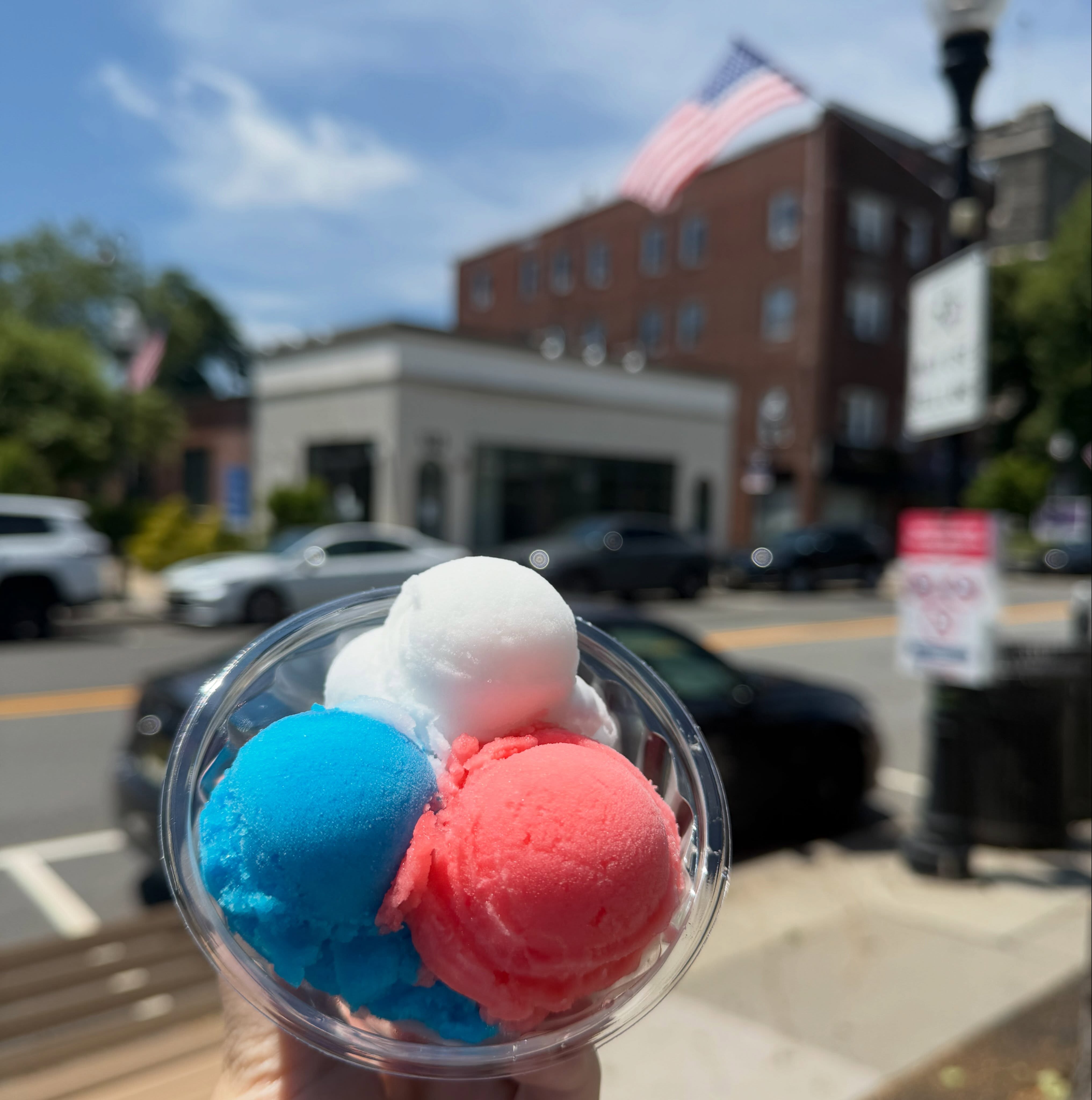 Happy Fourth of July, and Happy 250th Birthday to America!🇺🇸Come enjoy the holiday with a scoop (or three) of our delicious homemade ice cream or italian ice!🍦#fourthofjuly #icecream #southstreetcreamery #morristown #sweettreats