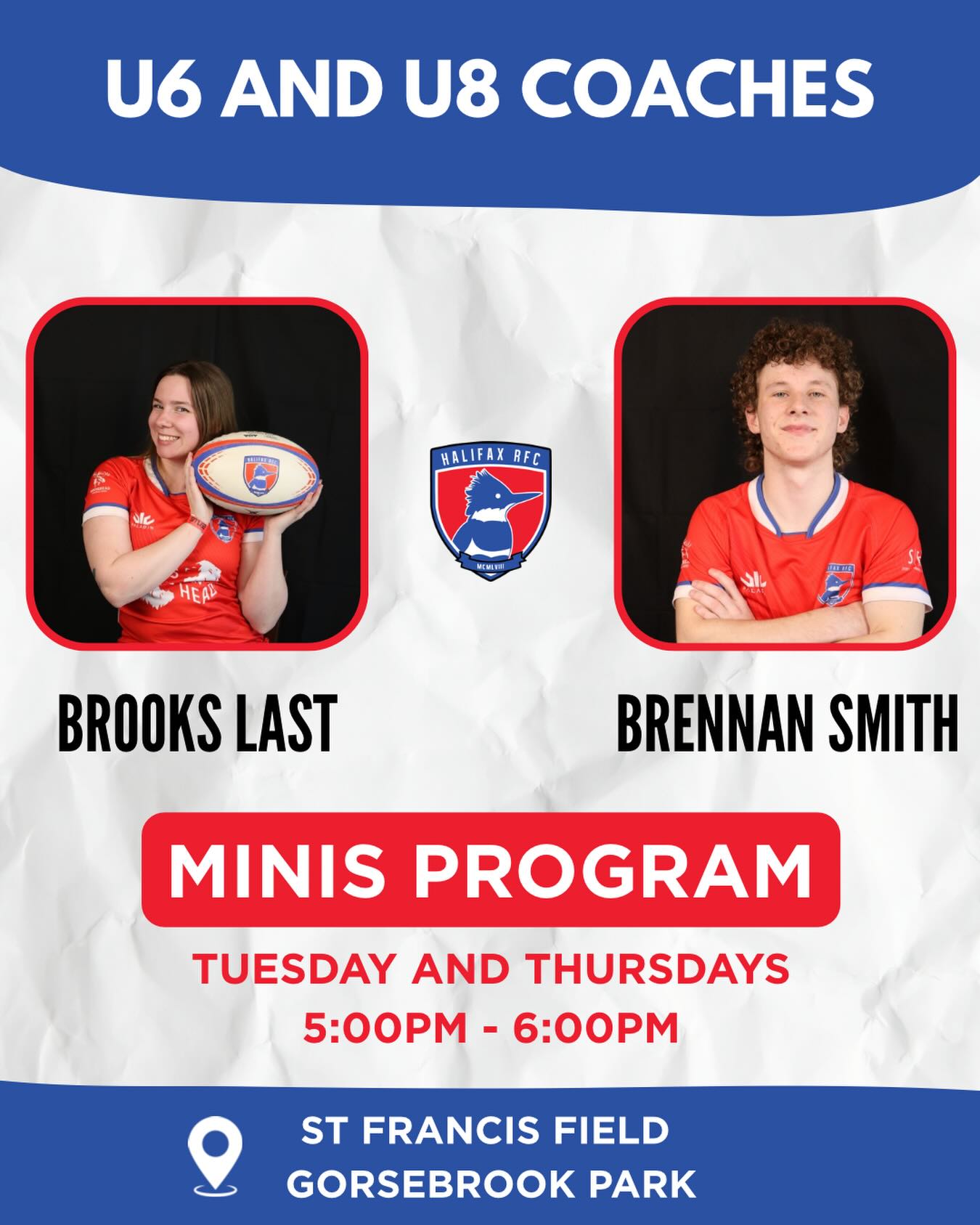 Our minis program kicks off today!
Link to register in bio.
Meet the coaches!